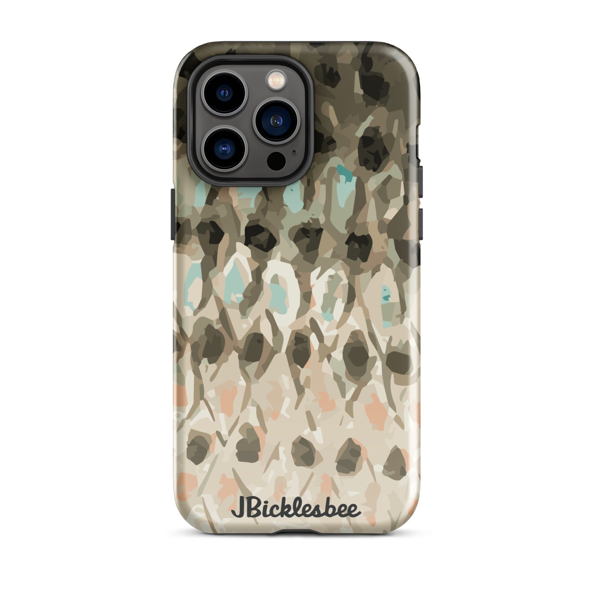 Striped Bass Rockfish Pattern iPhone 14 Pro Max Tough Case