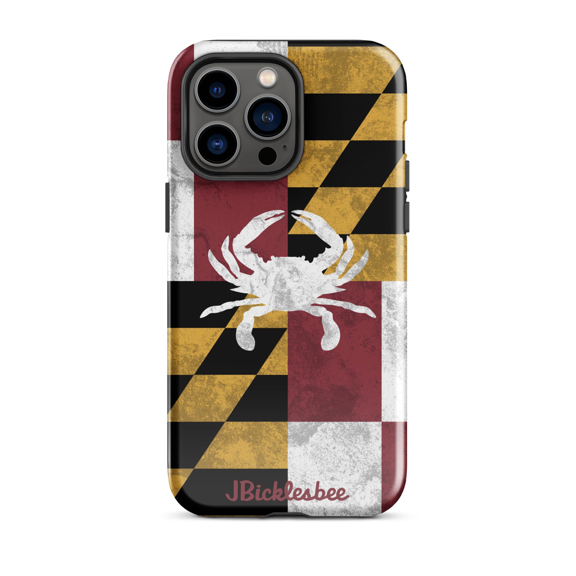 Maryland Flag Crab iPhone Tough Case