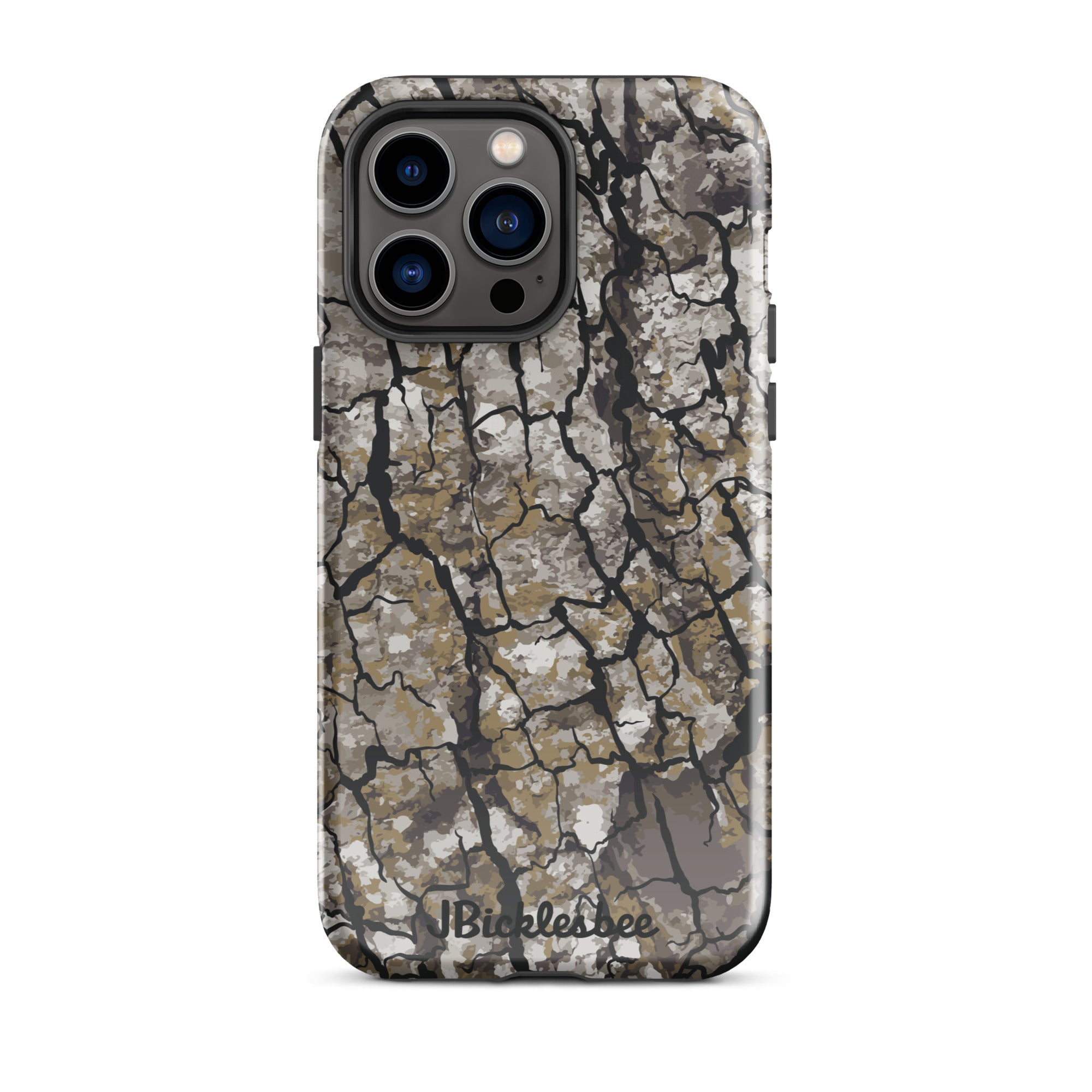 Alpha Tree Bark Camo iPhone Tough Case