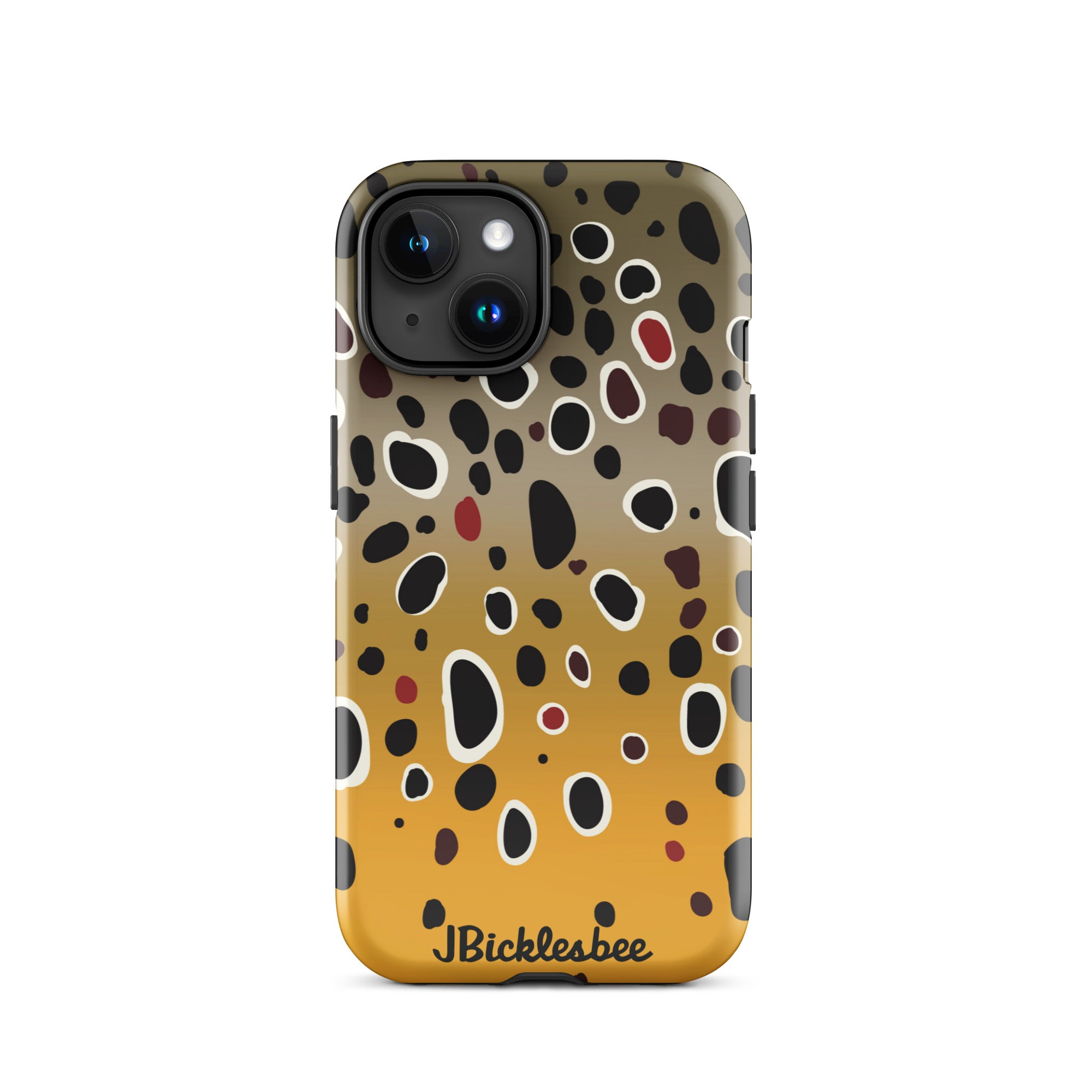 Brown Trout Pattern iPhone Tough Case