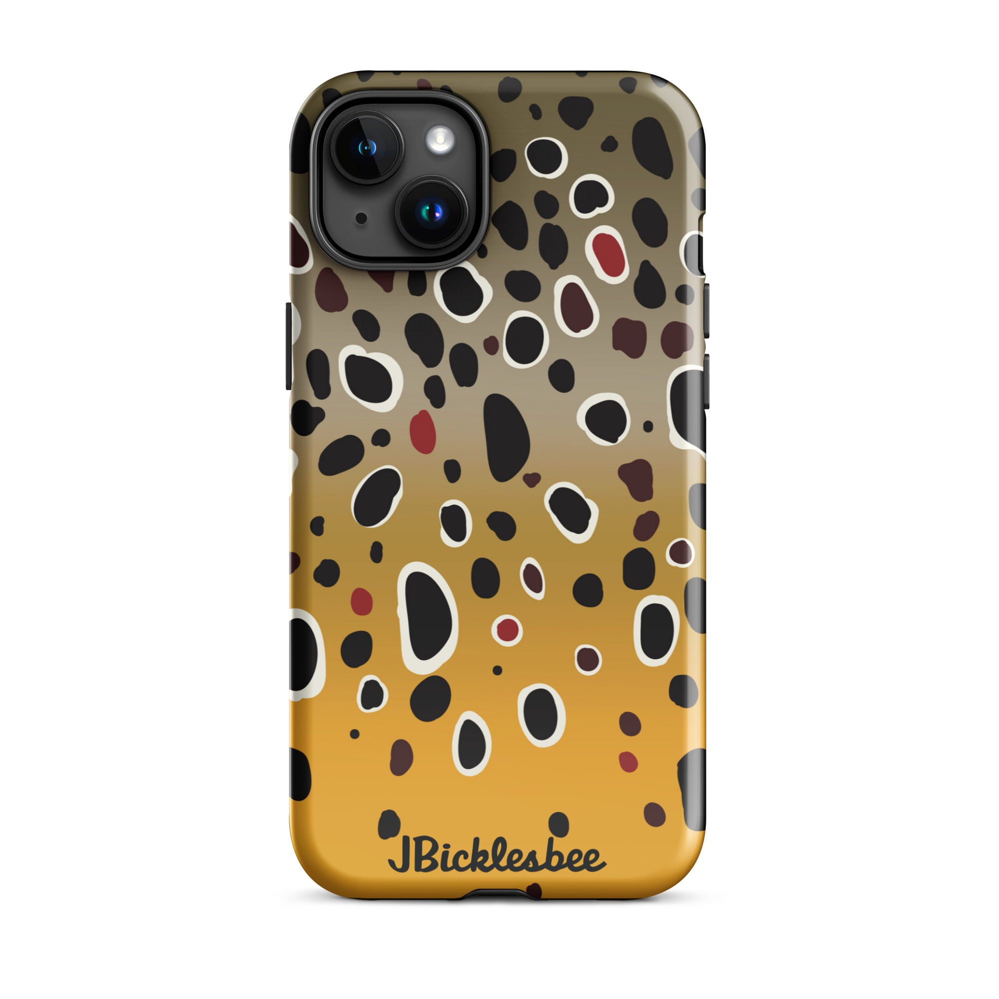 Brown Trout Pattern iPhone Tough Case