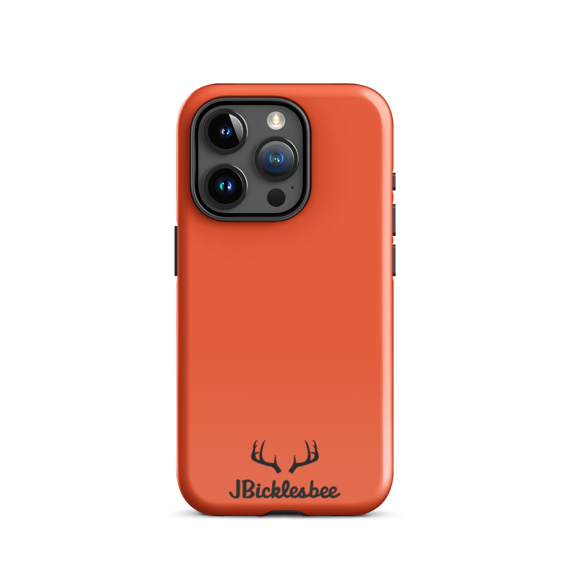Blaze Orange Hunter iPhone 15 Pro Glossy Tough Case