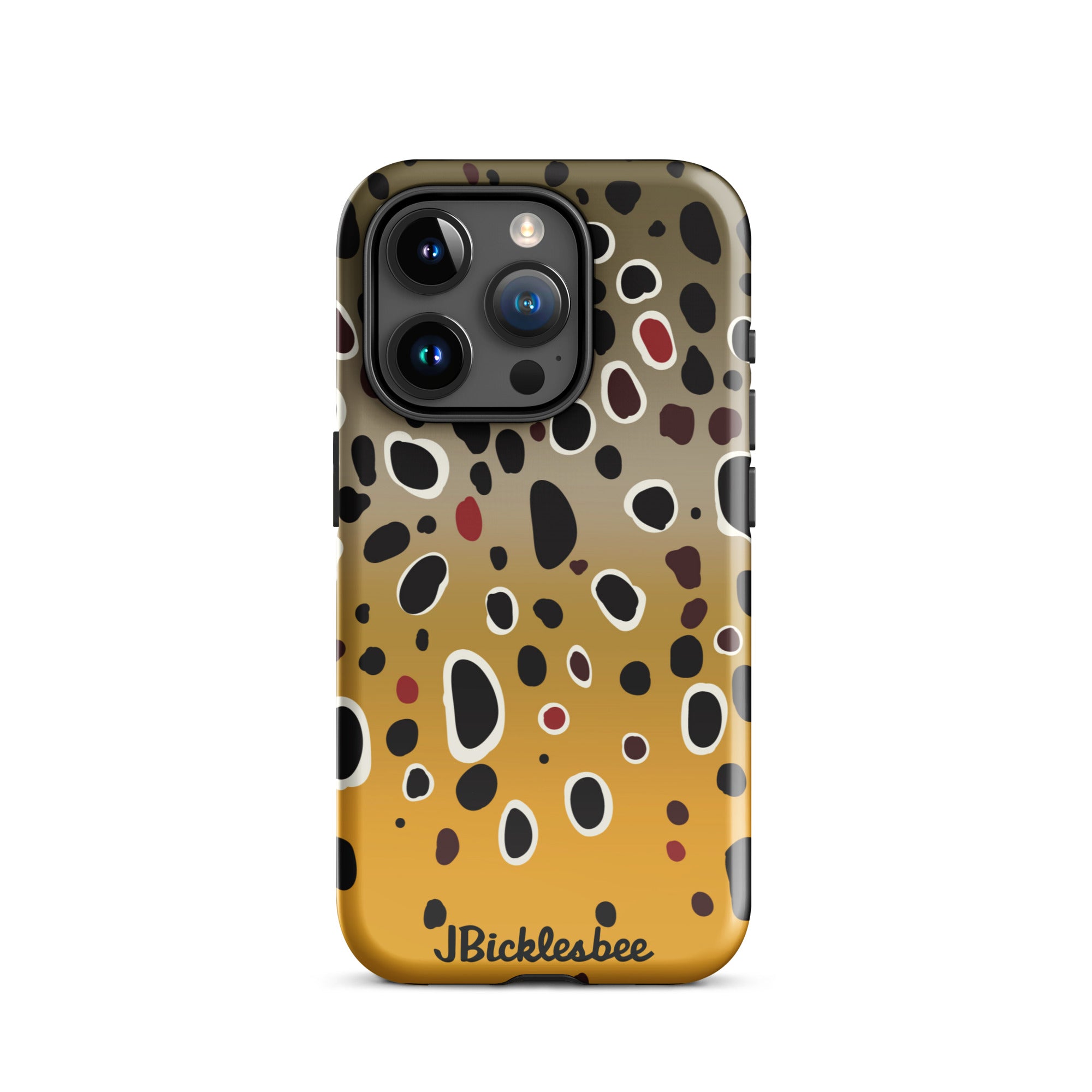 Brown Trout Pattern iPhone Tough Case