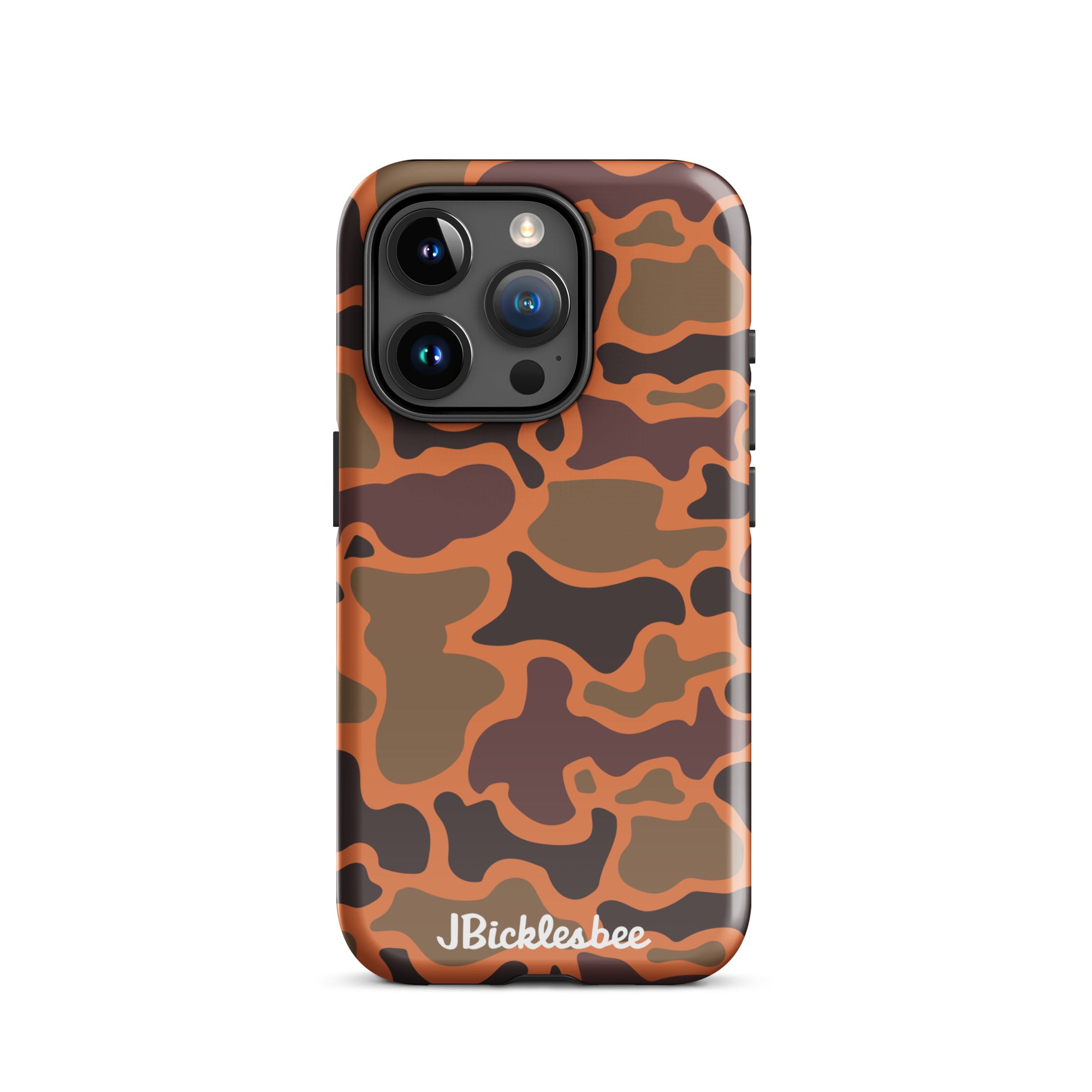 Retro Hunter Safety Camo iPhone Tough Case