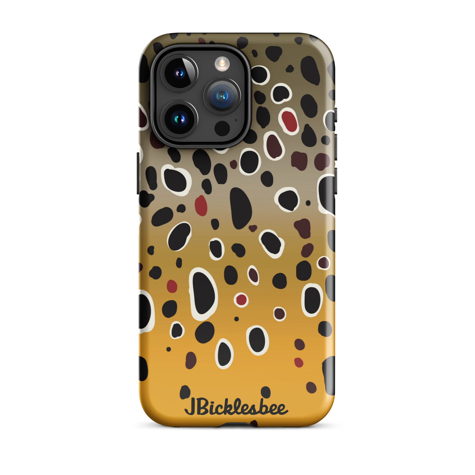 Brown Trout Pattern iPhone Tough Case