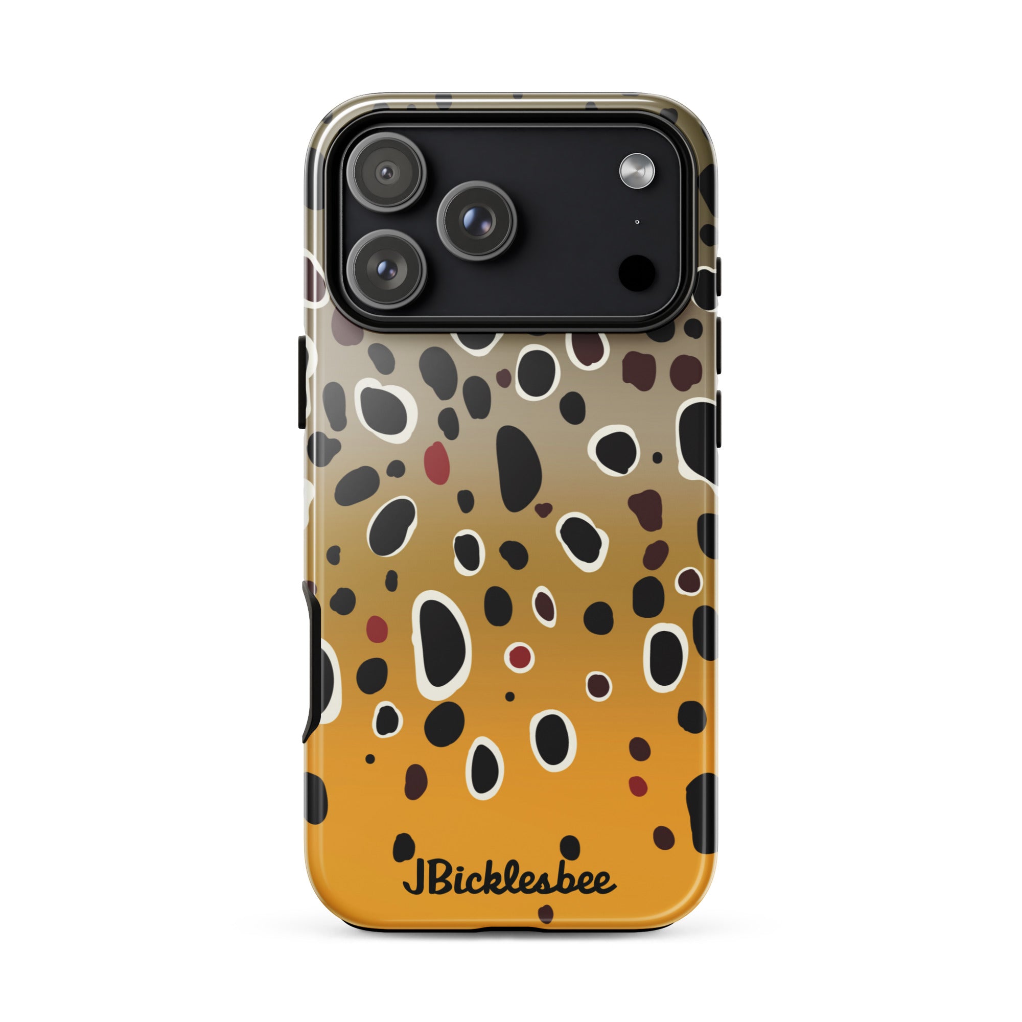 Brown Trout Pattern iPhone Tough Case Glossy / iPhone 17 Pro Max