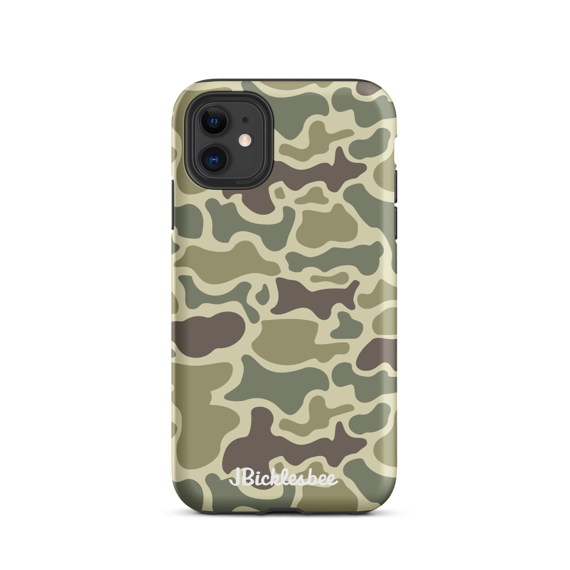 Retro Forest Duck Camo iPhone 11 Matte Tough Case