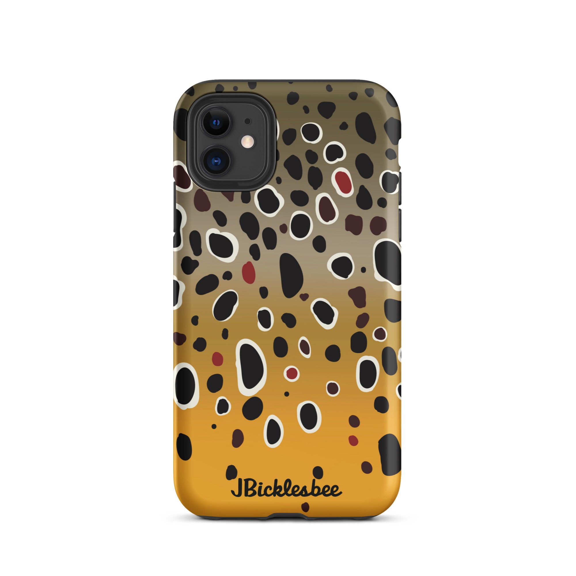 Brown Trout Pattern iPhone Tough Case