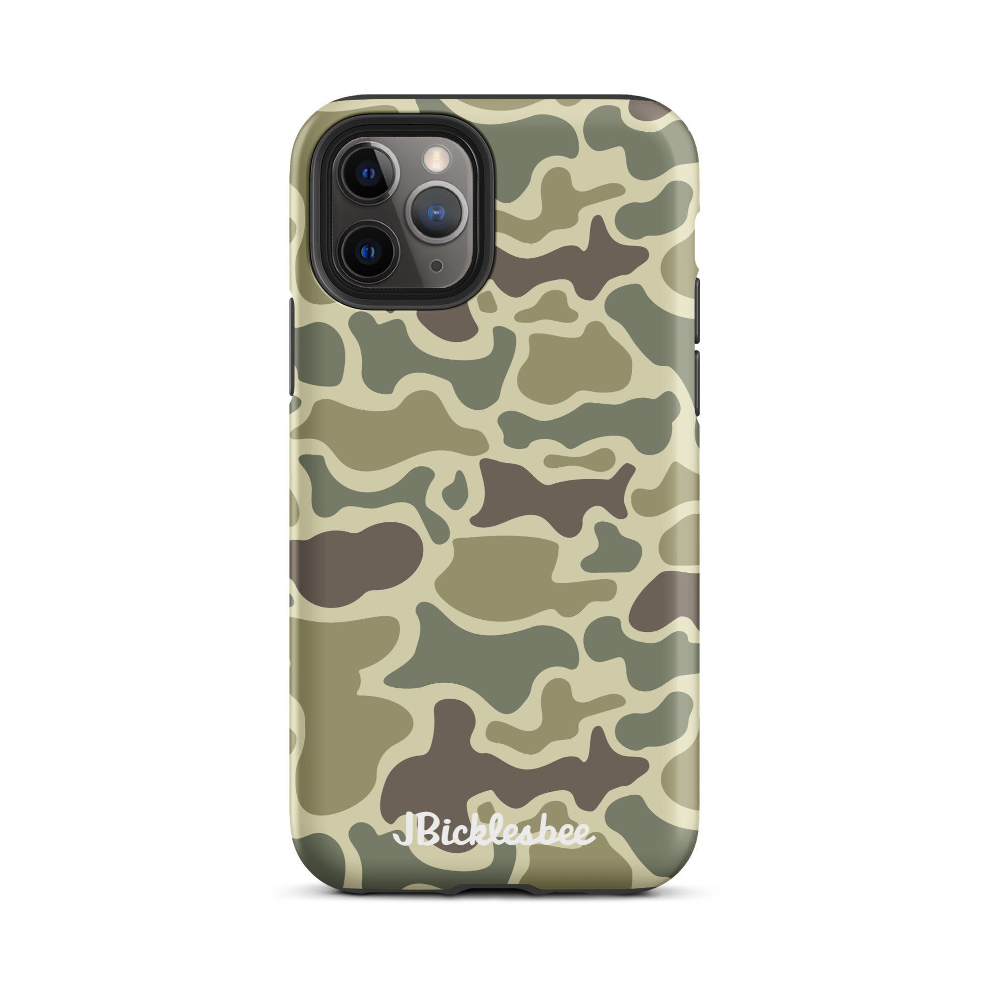 Retro Forest Duck Camo iPhone 11 Pro Matte Tough Case