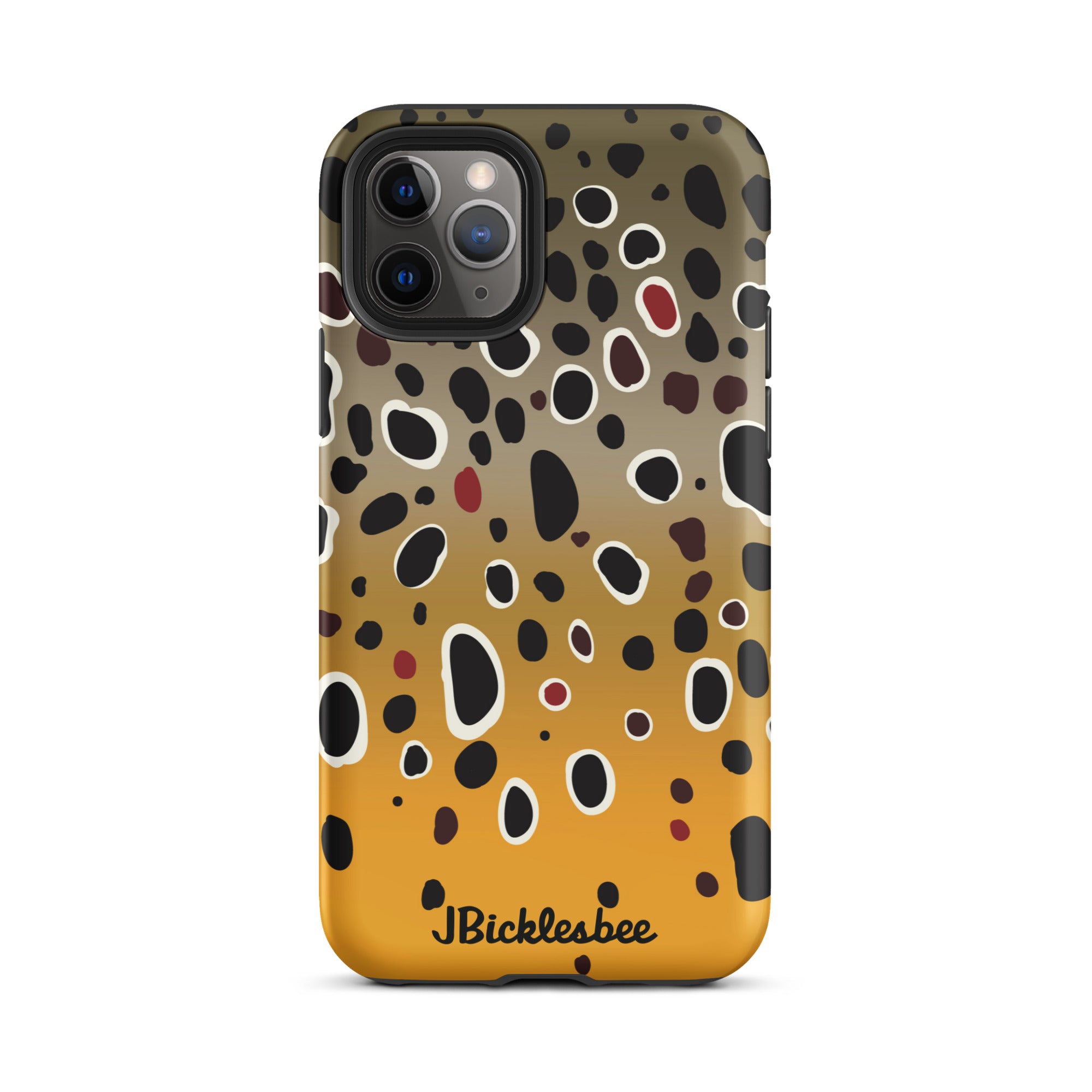 Brown Trout Pattern iPhone Tough Case