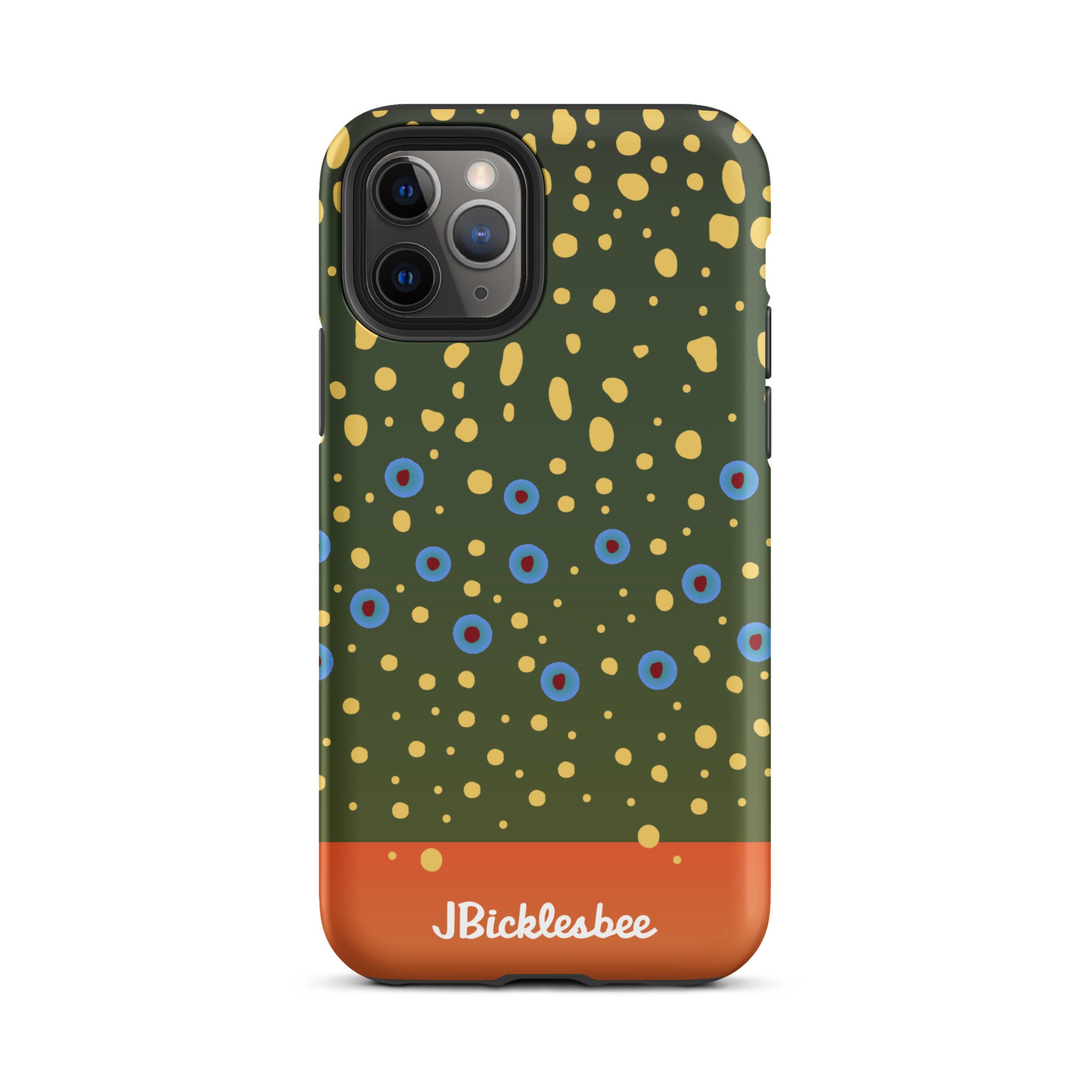Brook Trout Pattern iPhone Tough Case Matte / iPhone 11 Pro