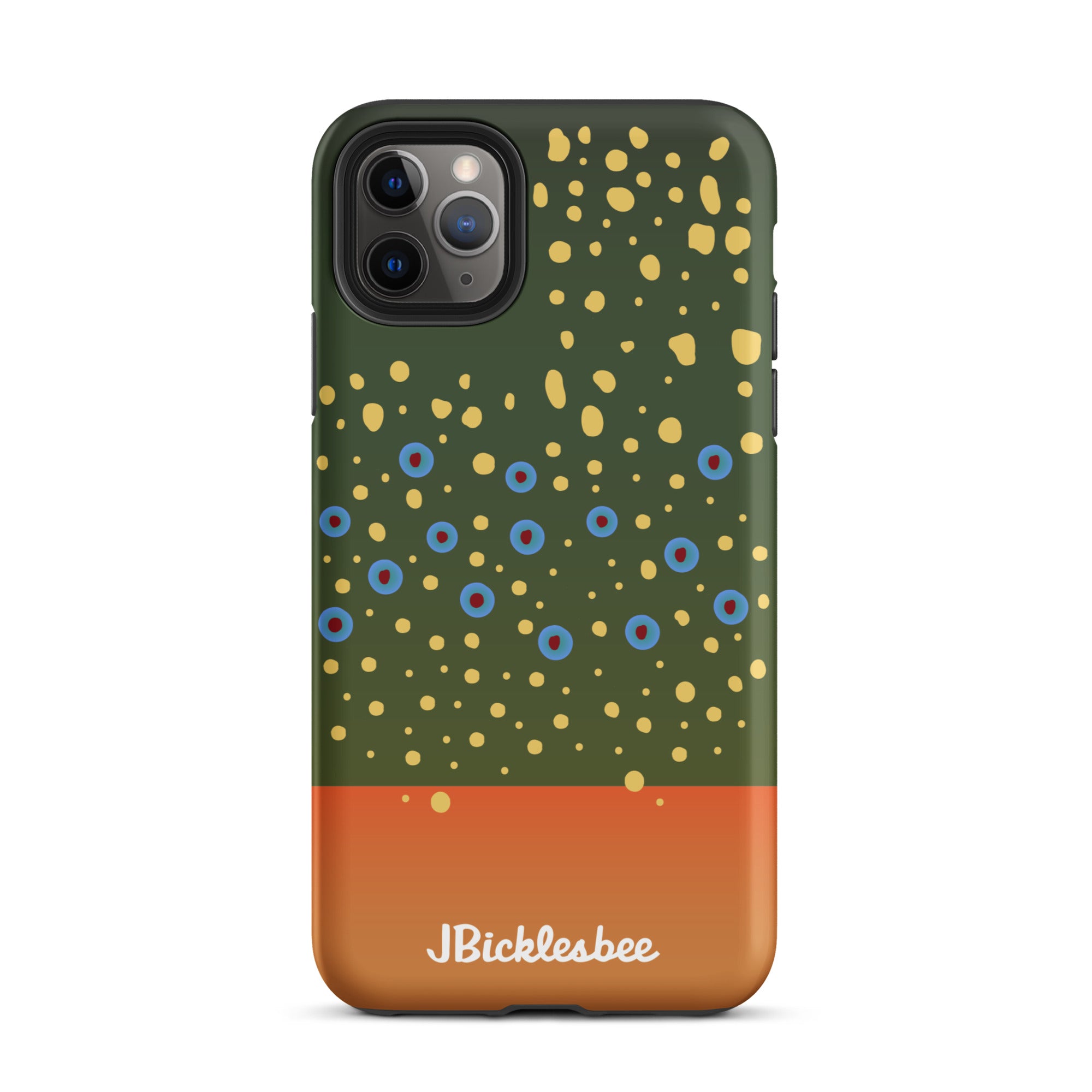 Brook Trout Pattern iPhone 11 Pro Max Matte Tough Case