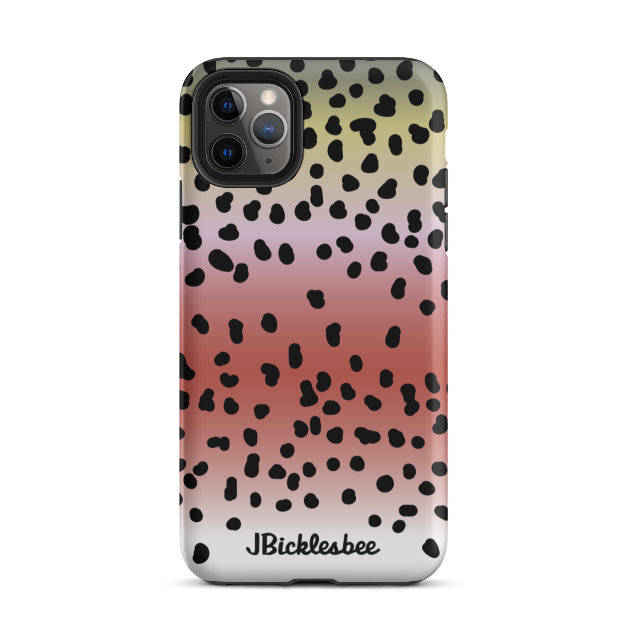 Rainbow Trout Pattern iPhone 11 Pro Max Matte Tough Case