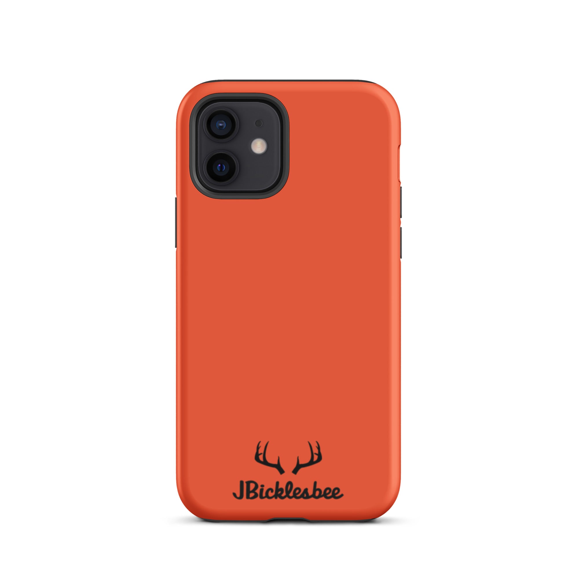 Blaze Orange Hunter iPhone 12 Matte Tough Case