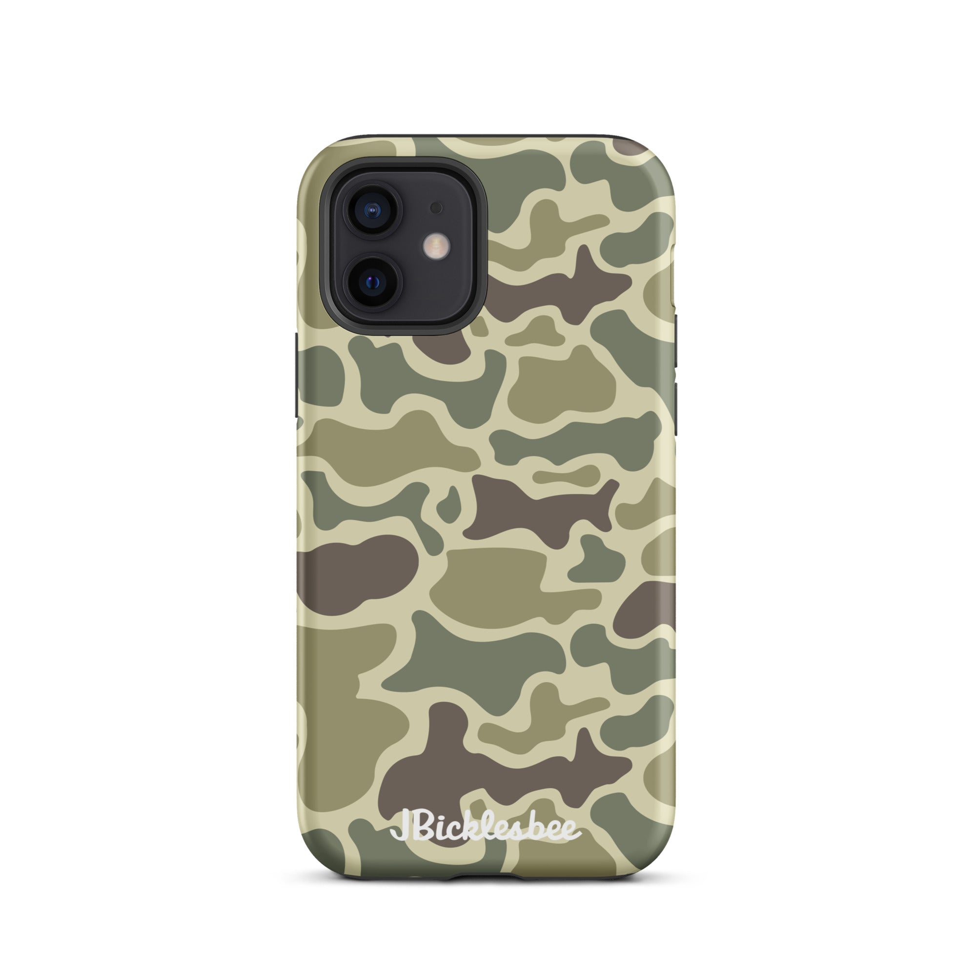 Retro Forest Duck Camo iPhone 12 Matte Tough Case