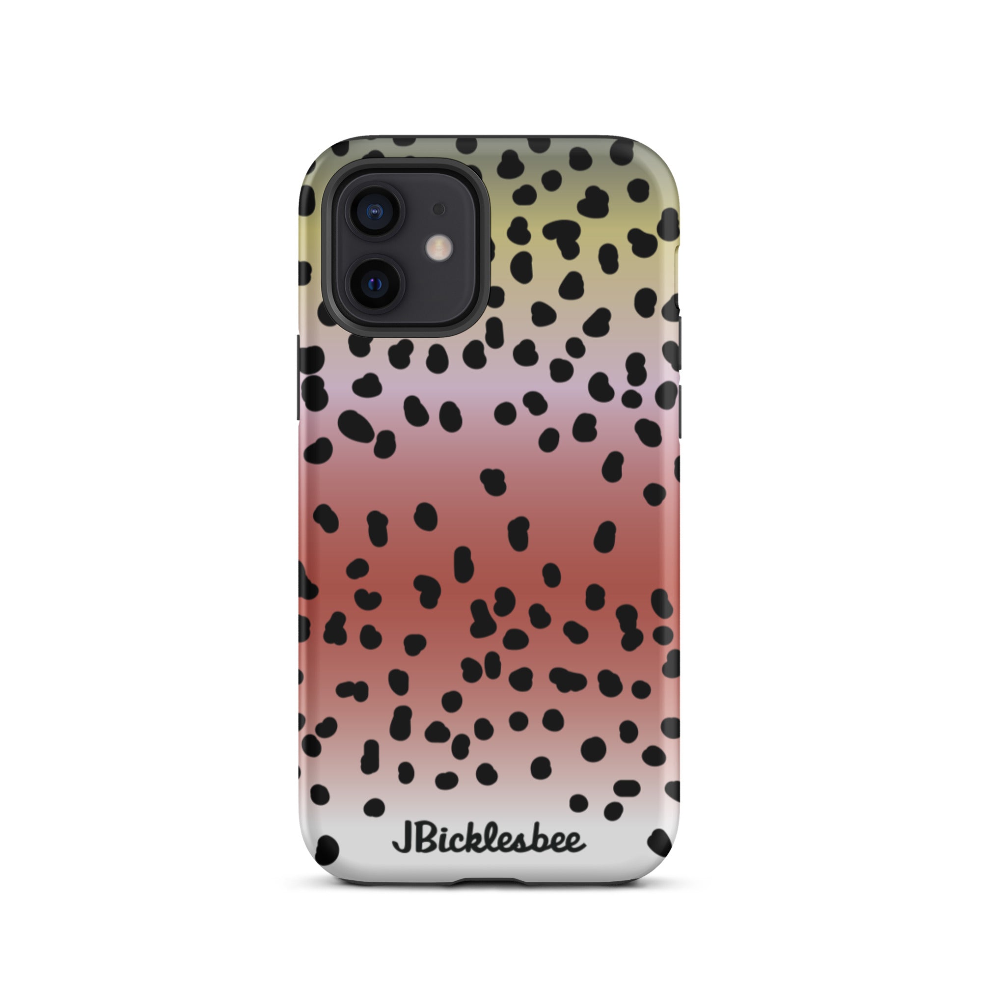 Rainbow Trout Pattern iPhone 12 Matte  Tough Case