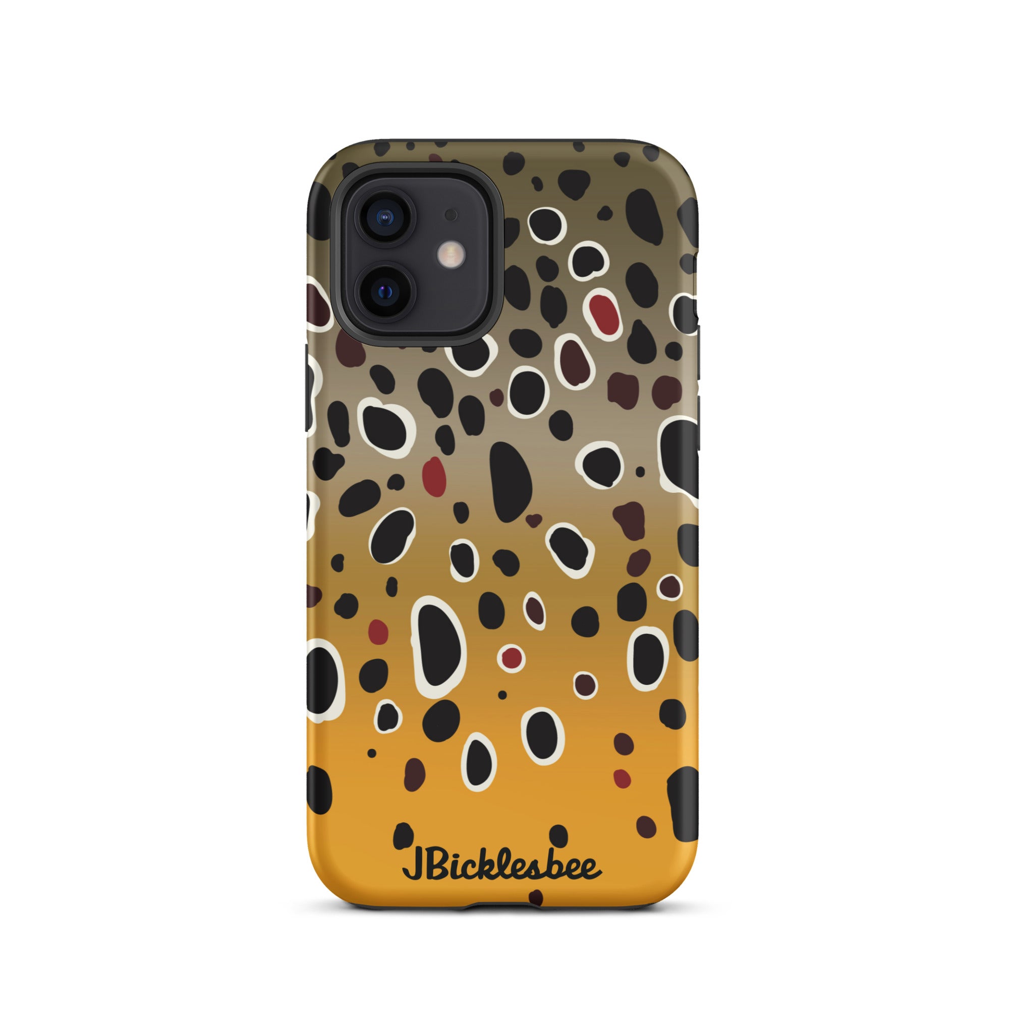 Brown Trout Pattern iPhone Tough Case