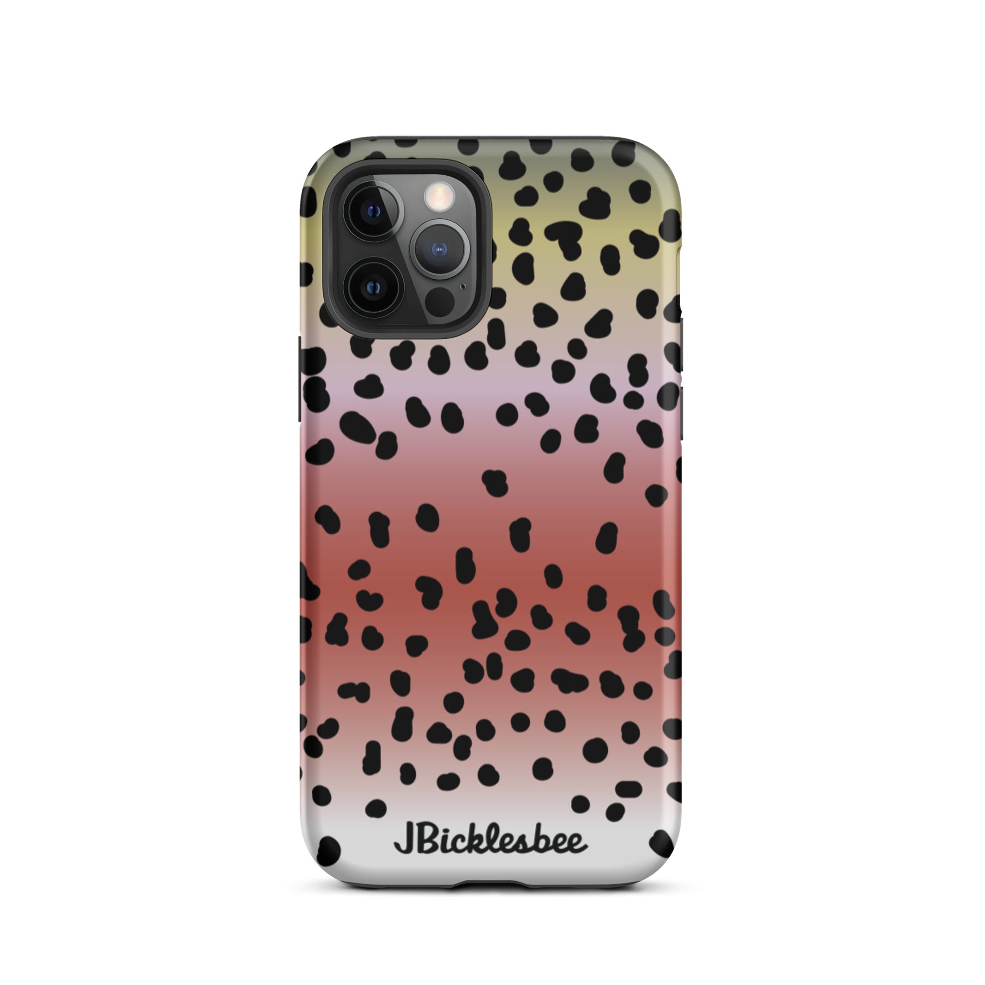 Rainbow Trout Pattern iPhone 12 Pro Matte Tough Case