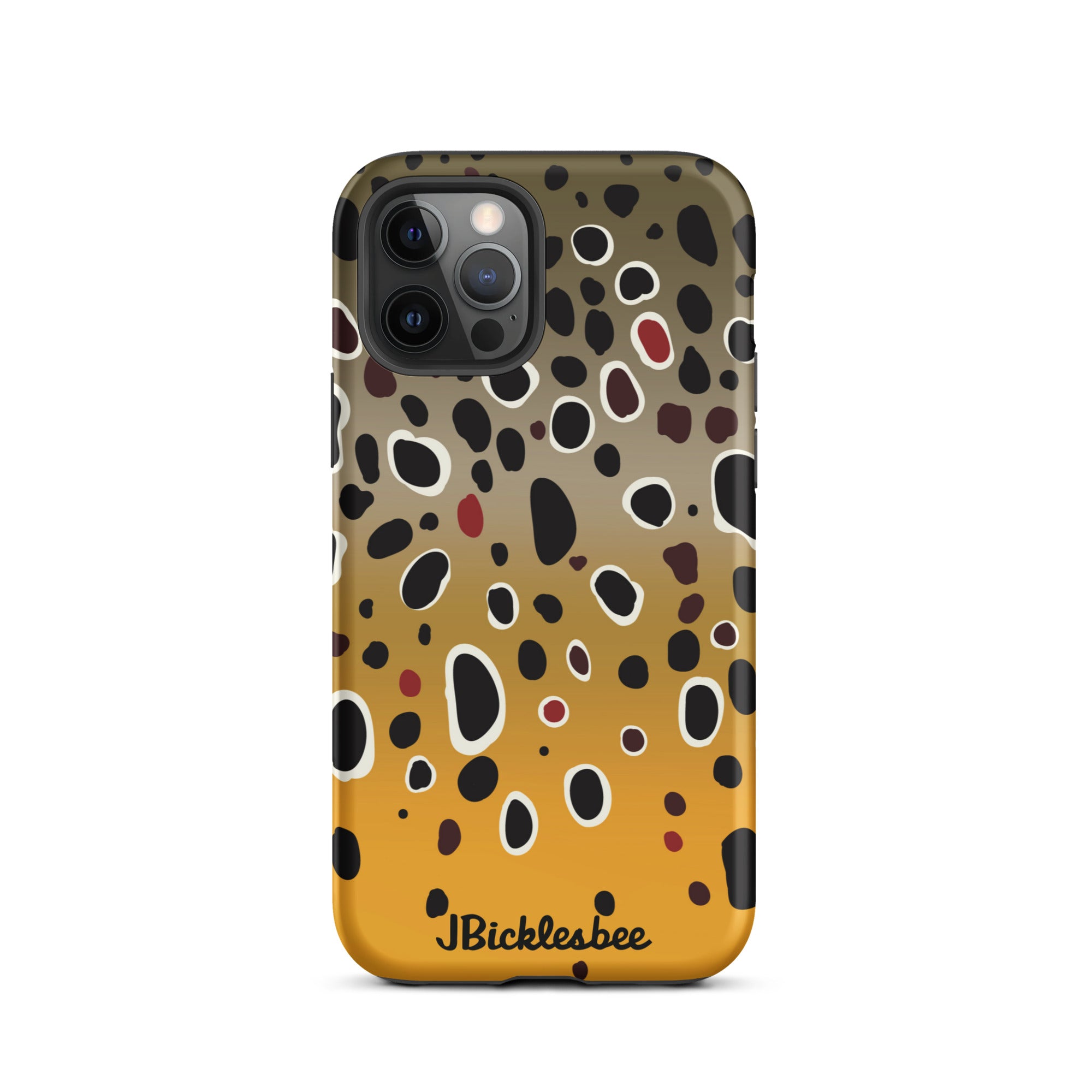 Brown Trout Pattern iPhone Tough Case