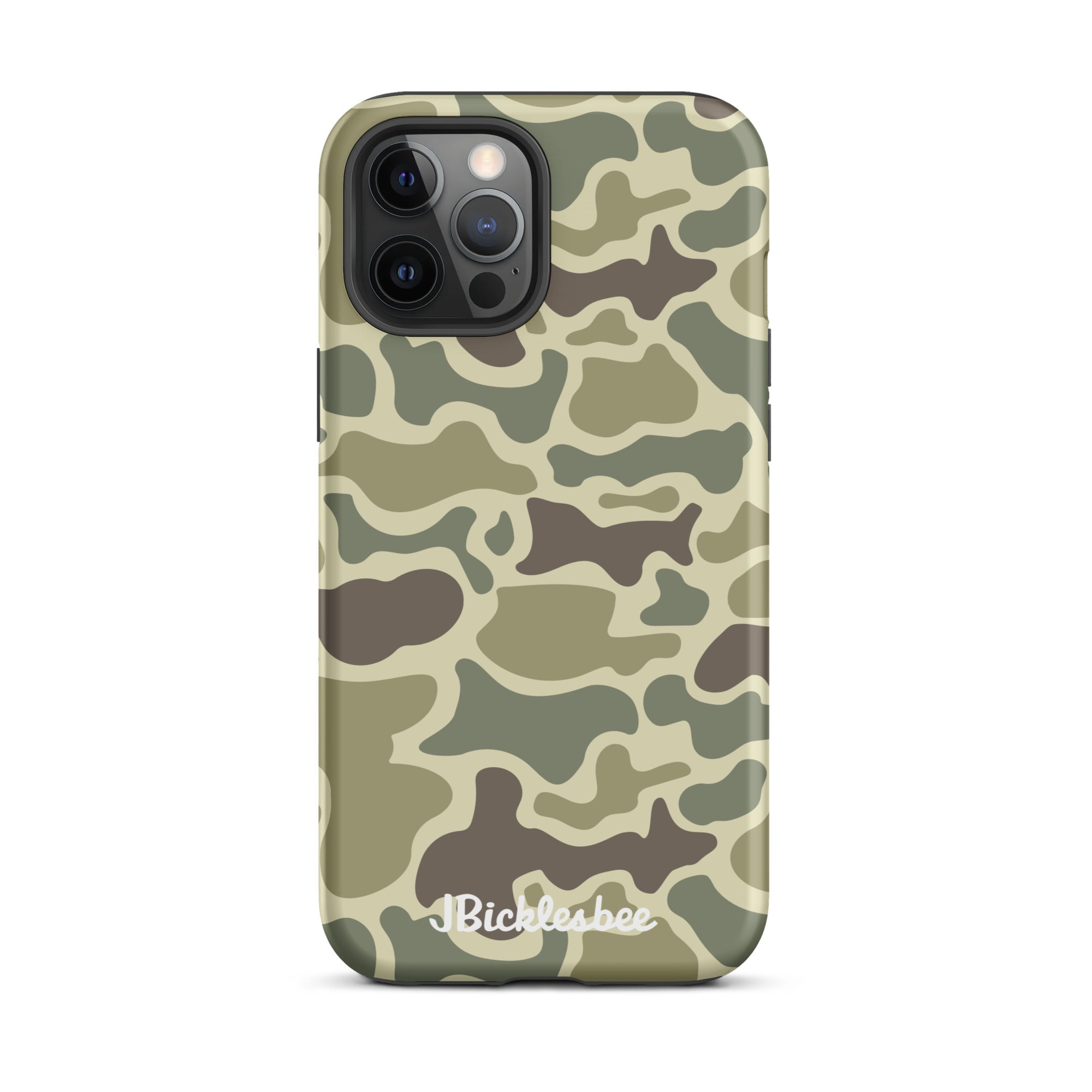 Retro Forest Duck Camo iPhone 12 Pro Max Matte Tough Case