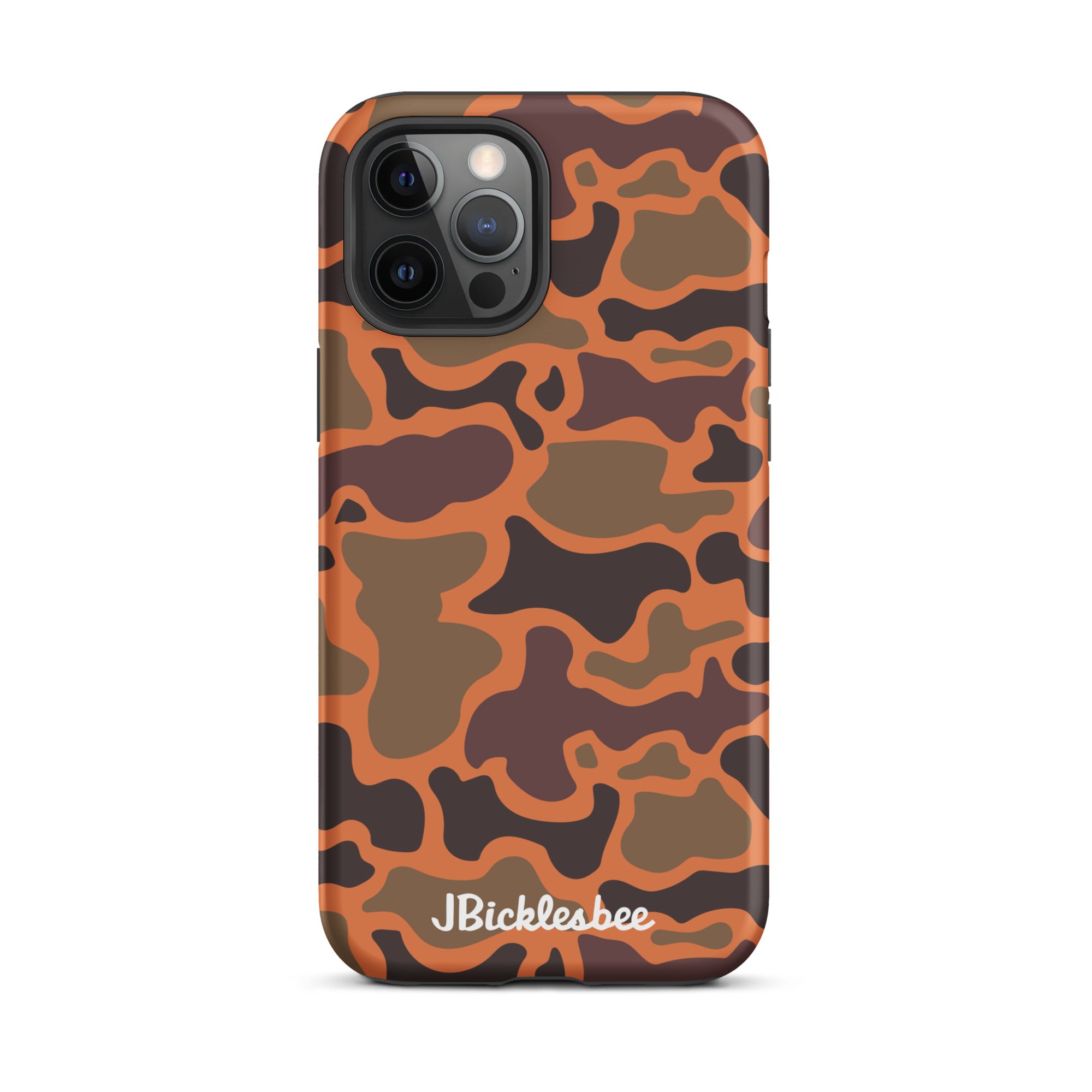 Retro Hunter Safety Camo iPhone Tough Case