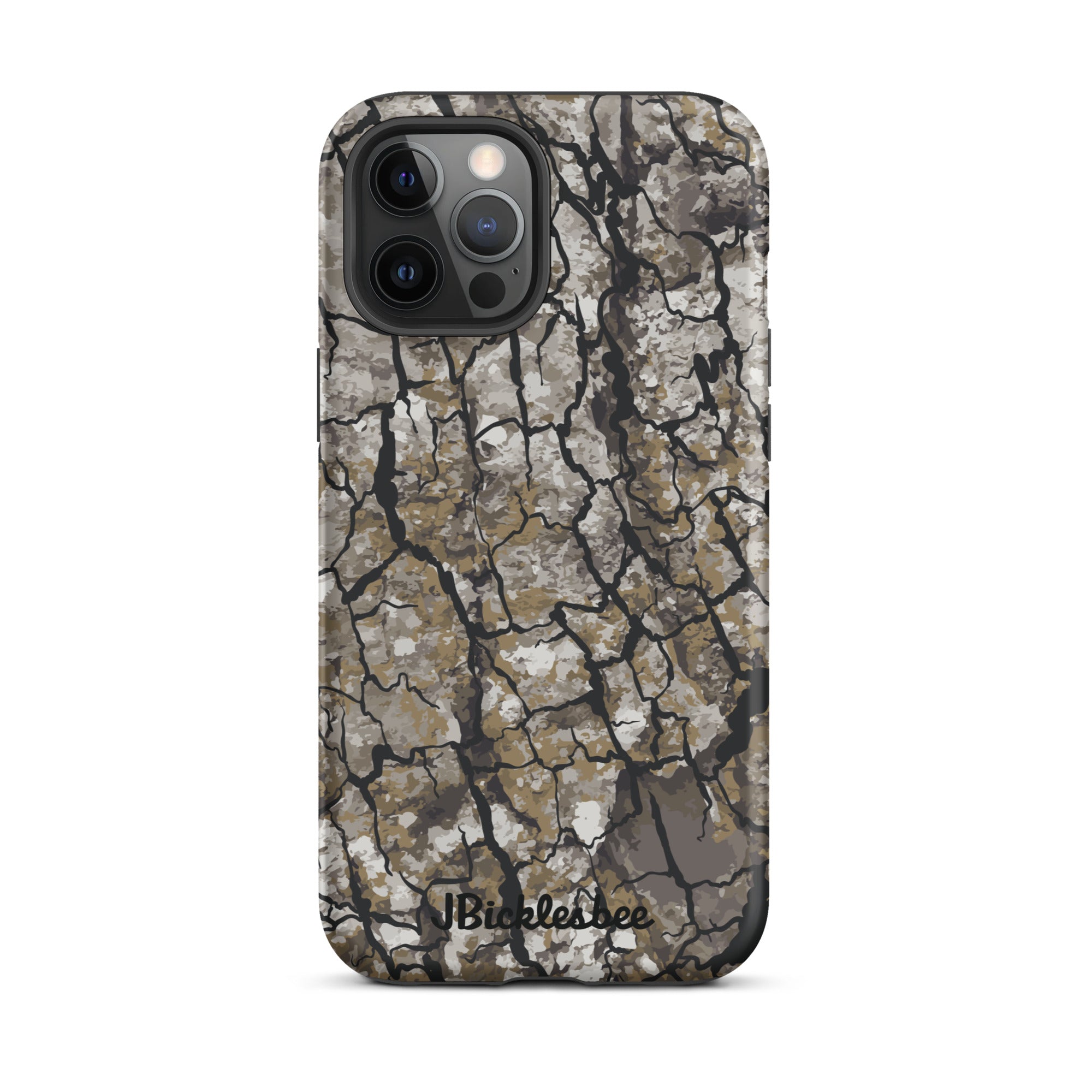 Alpha Tree Bark Camo iPhone Tough Case Matte / iPhone 12 Pro Max Alpha Tree Bark Camo iPhone Tough Case Matte / iPhone 12 Pro Max