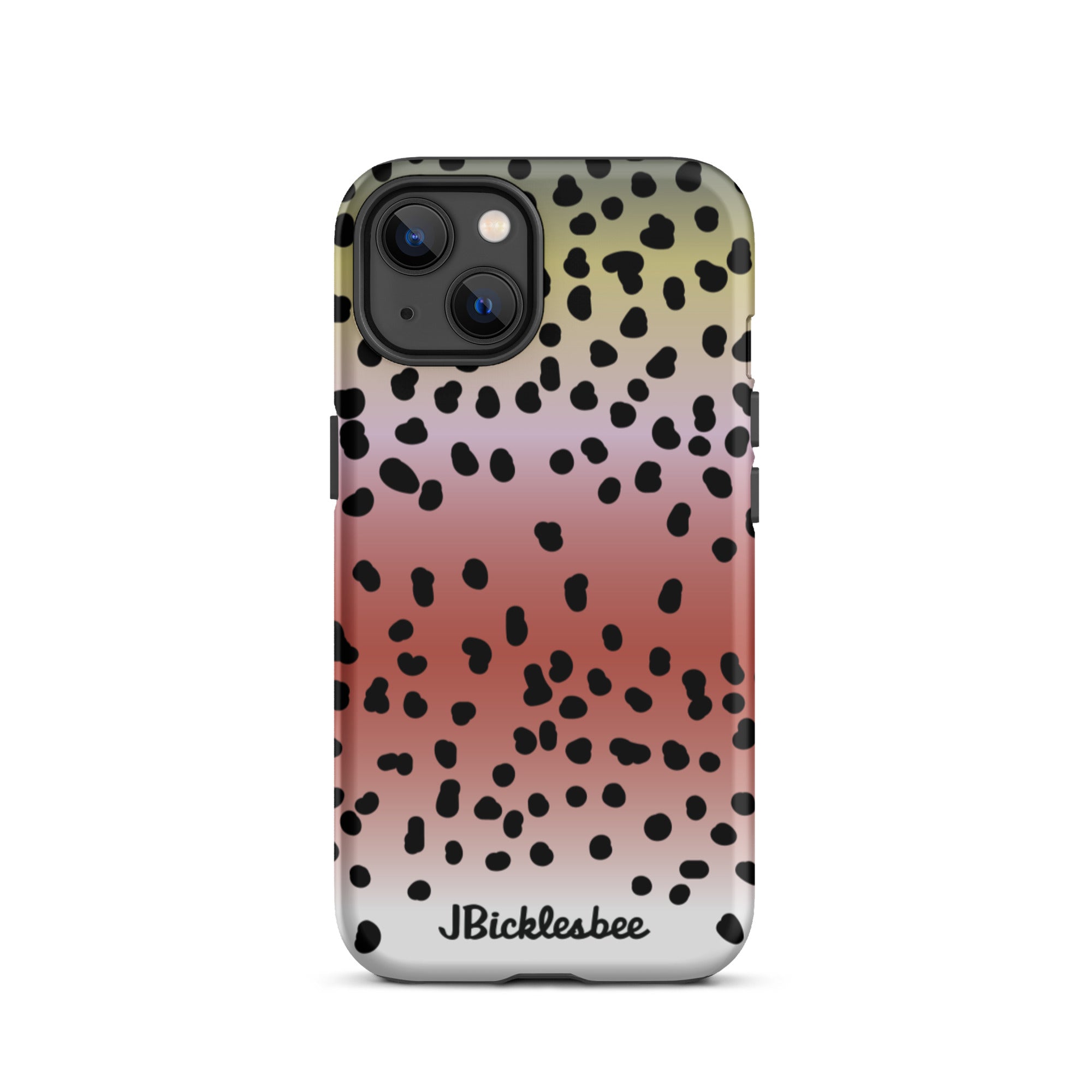 Rainbow Trout Pattern iPhone 13 Matte Tough Case