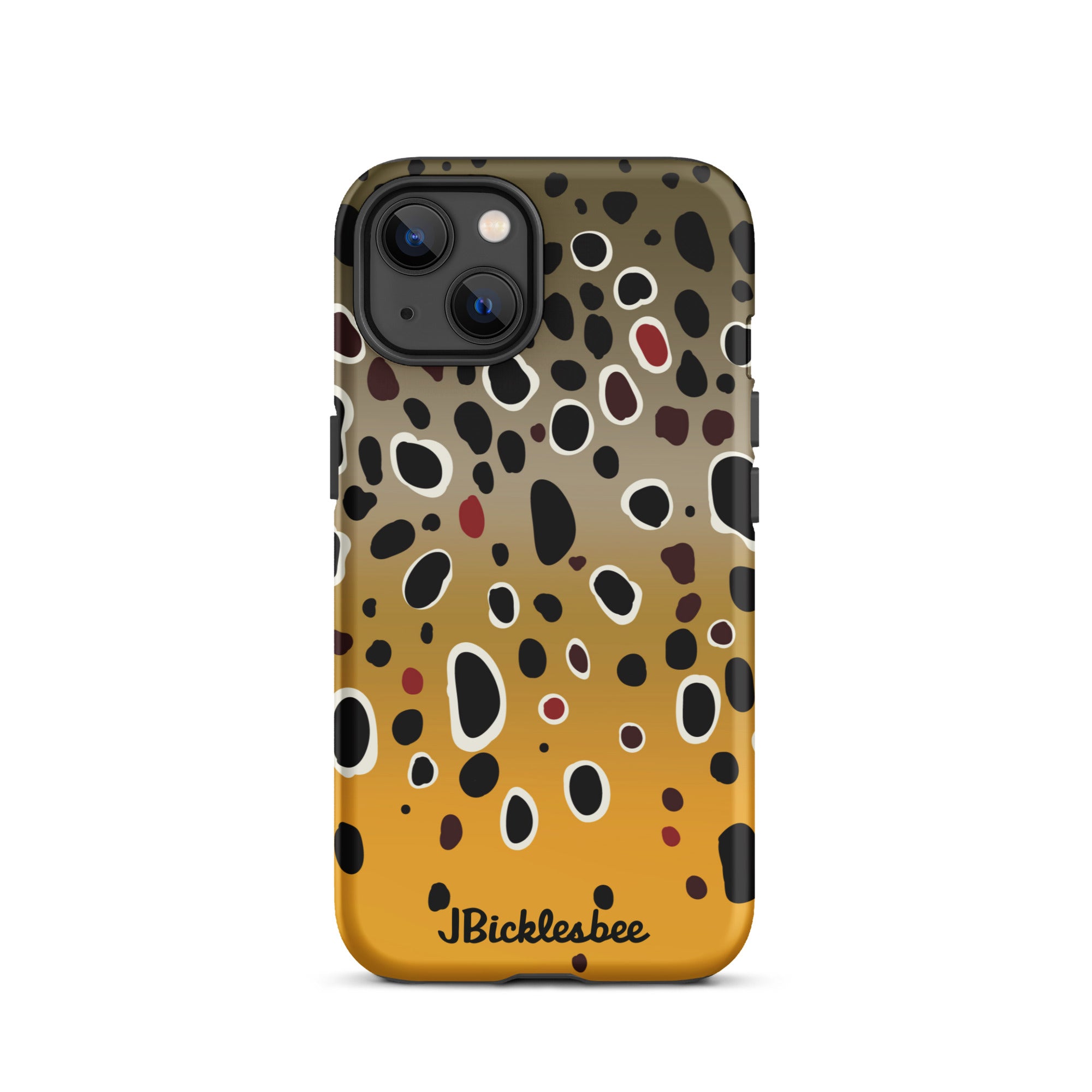 Brown Trout Pattern iPhone Tough Case