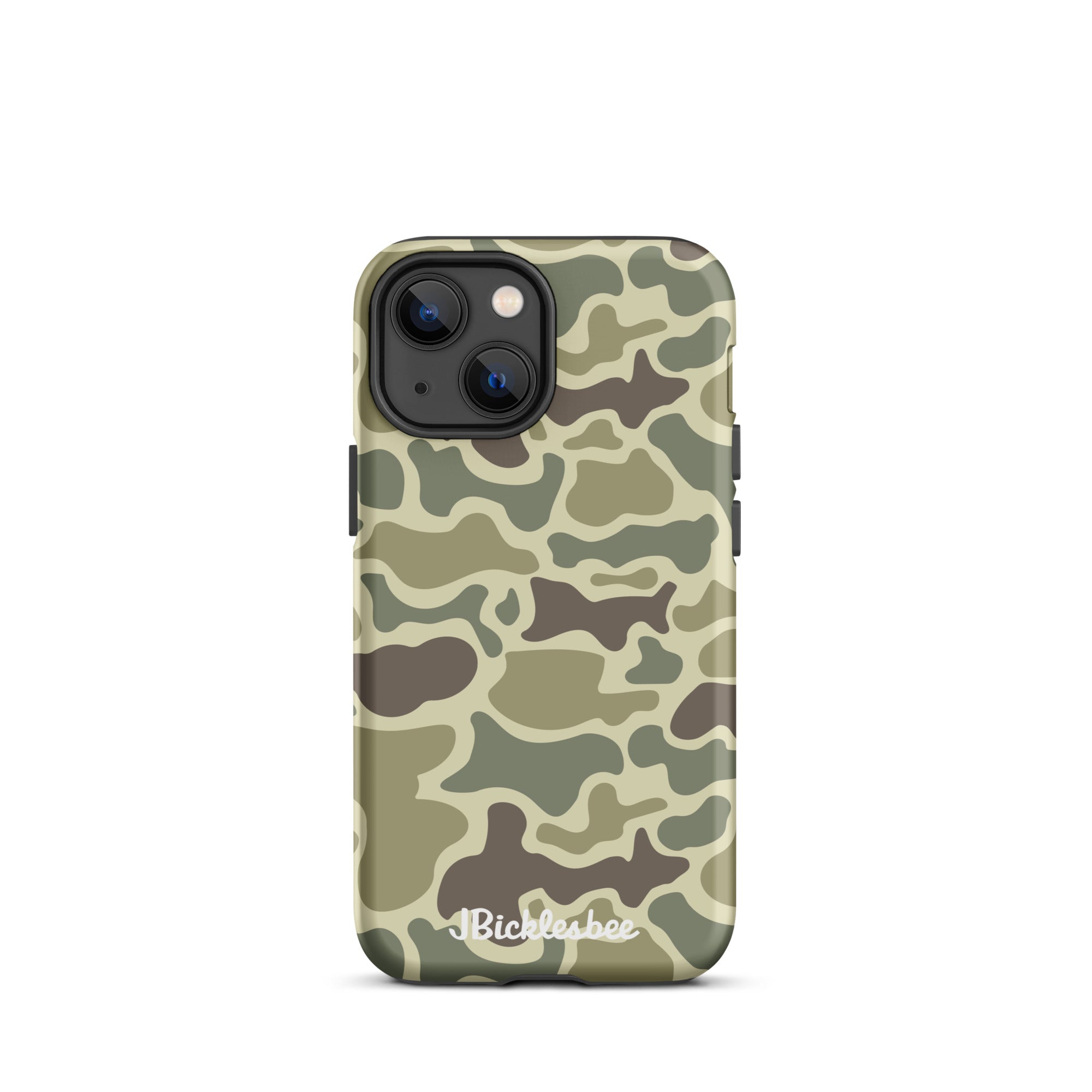 Retro Forest Duck Camo iPhone 13 Mini Matte Tough Case