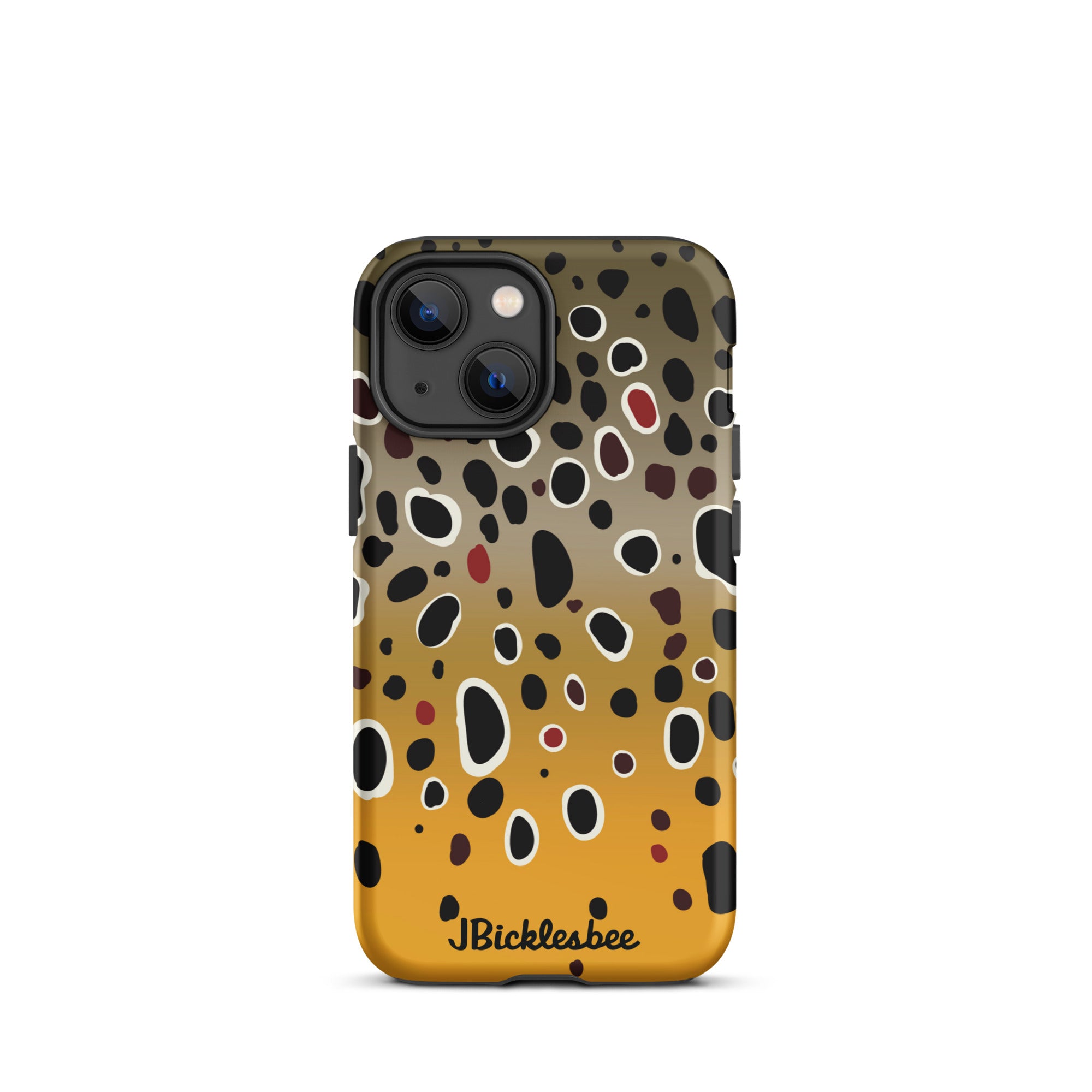 Brown Trout Pattern iPhone Tough Case