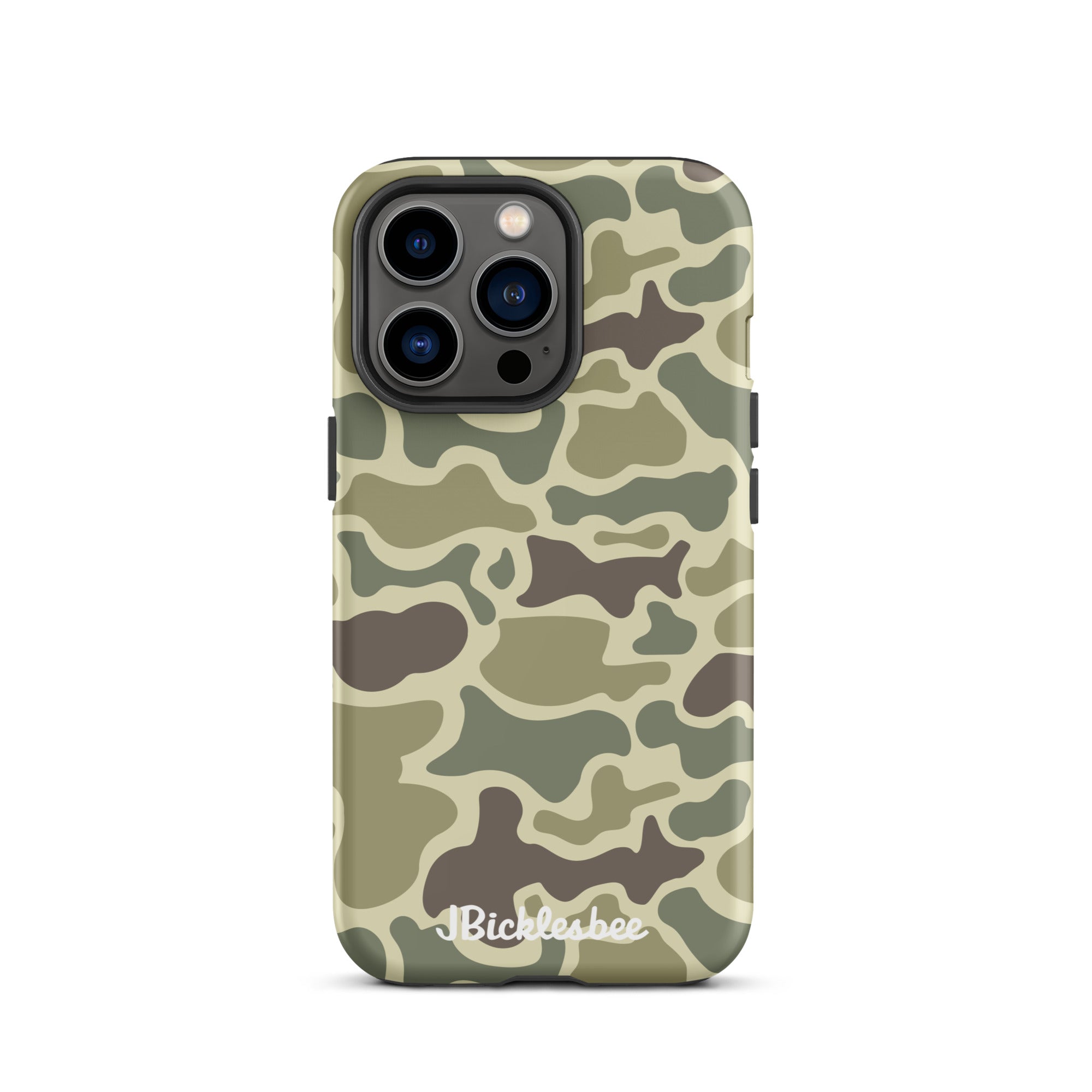 Retro Forest Duck Camo iPhone 13 Pro Matte Tough Case