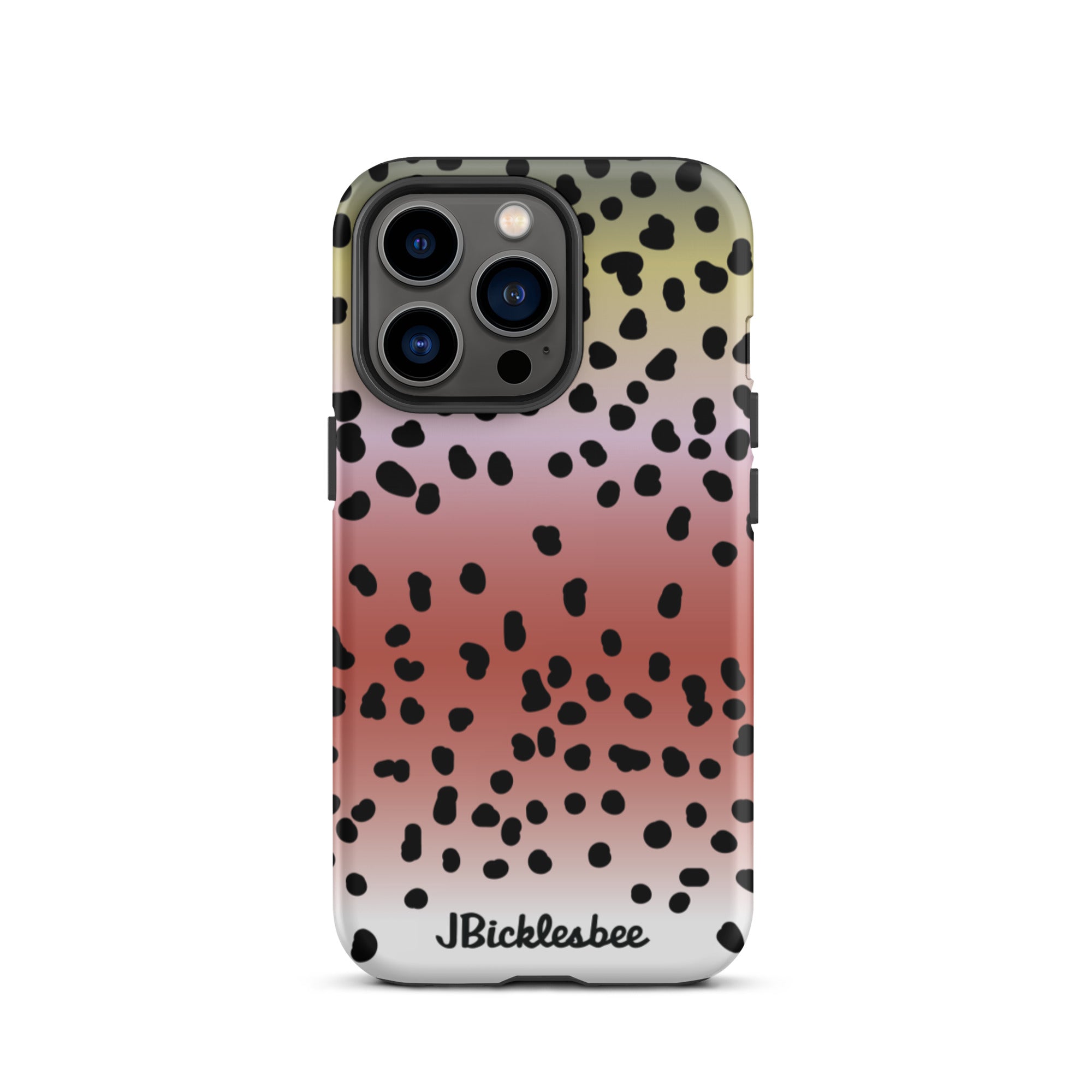 Rainbow Trout Pattern iPhone 13 Pro Matte Tough Case