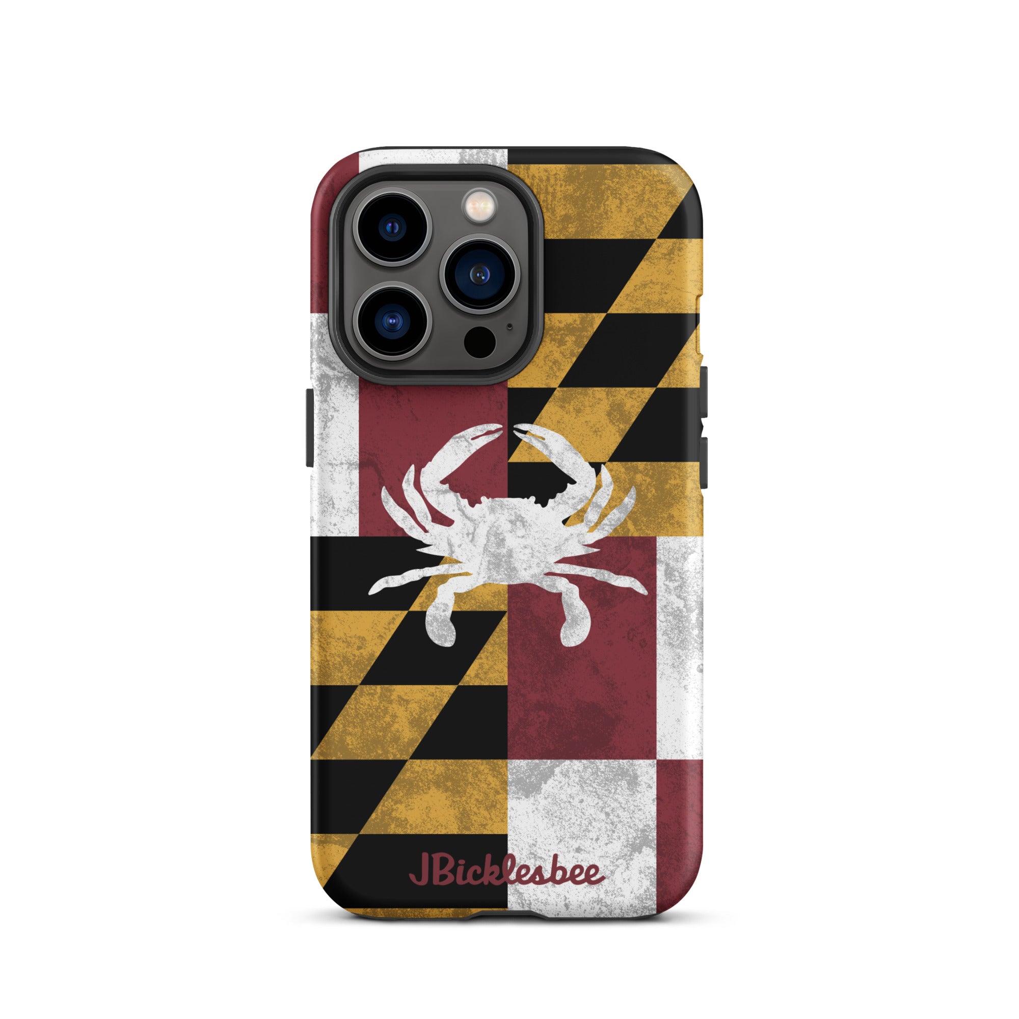 Maryland Flag Crab iPhone Tough Case