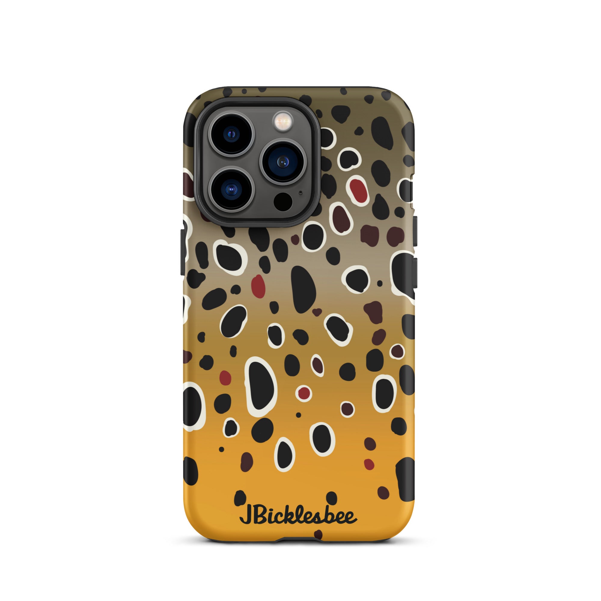 Brown Trout Pattern iPhone Tough Case