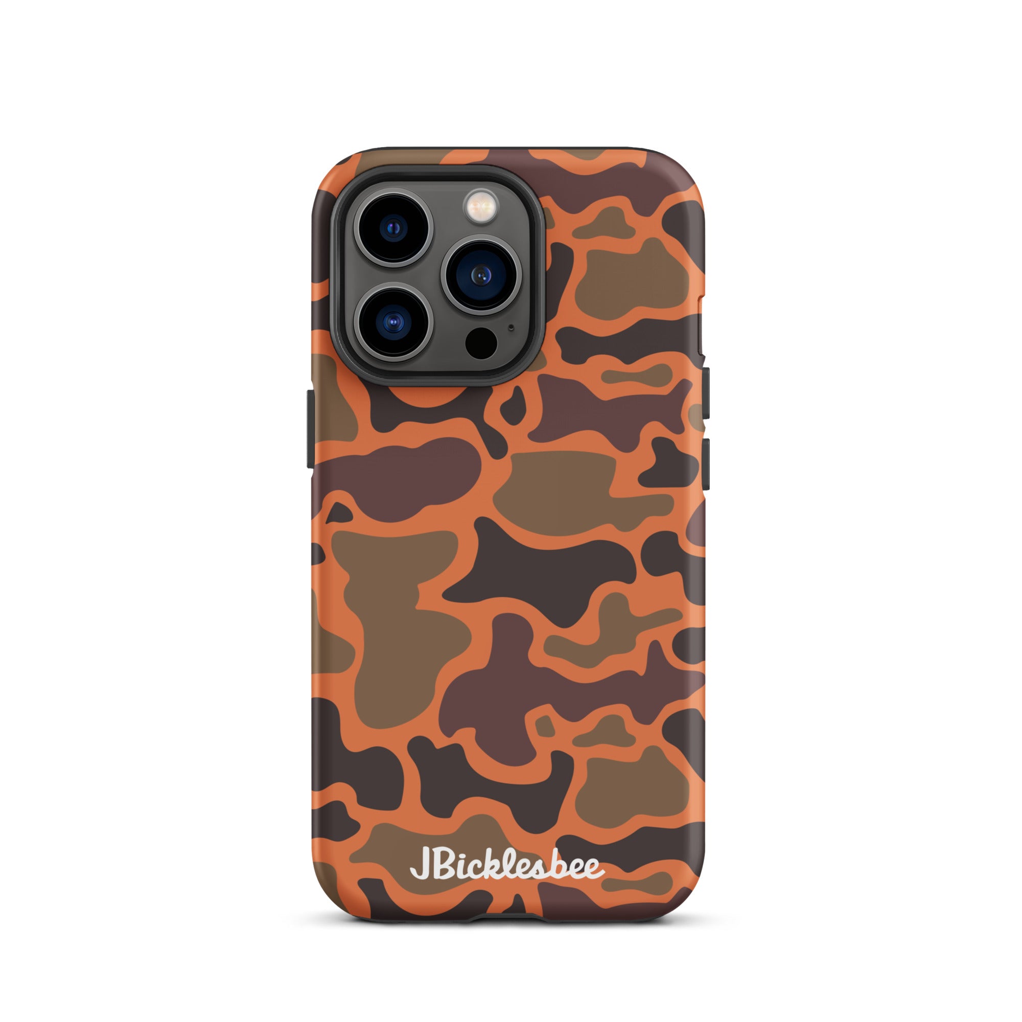 Retro Hunter Safety Camo iPhone Tough Case