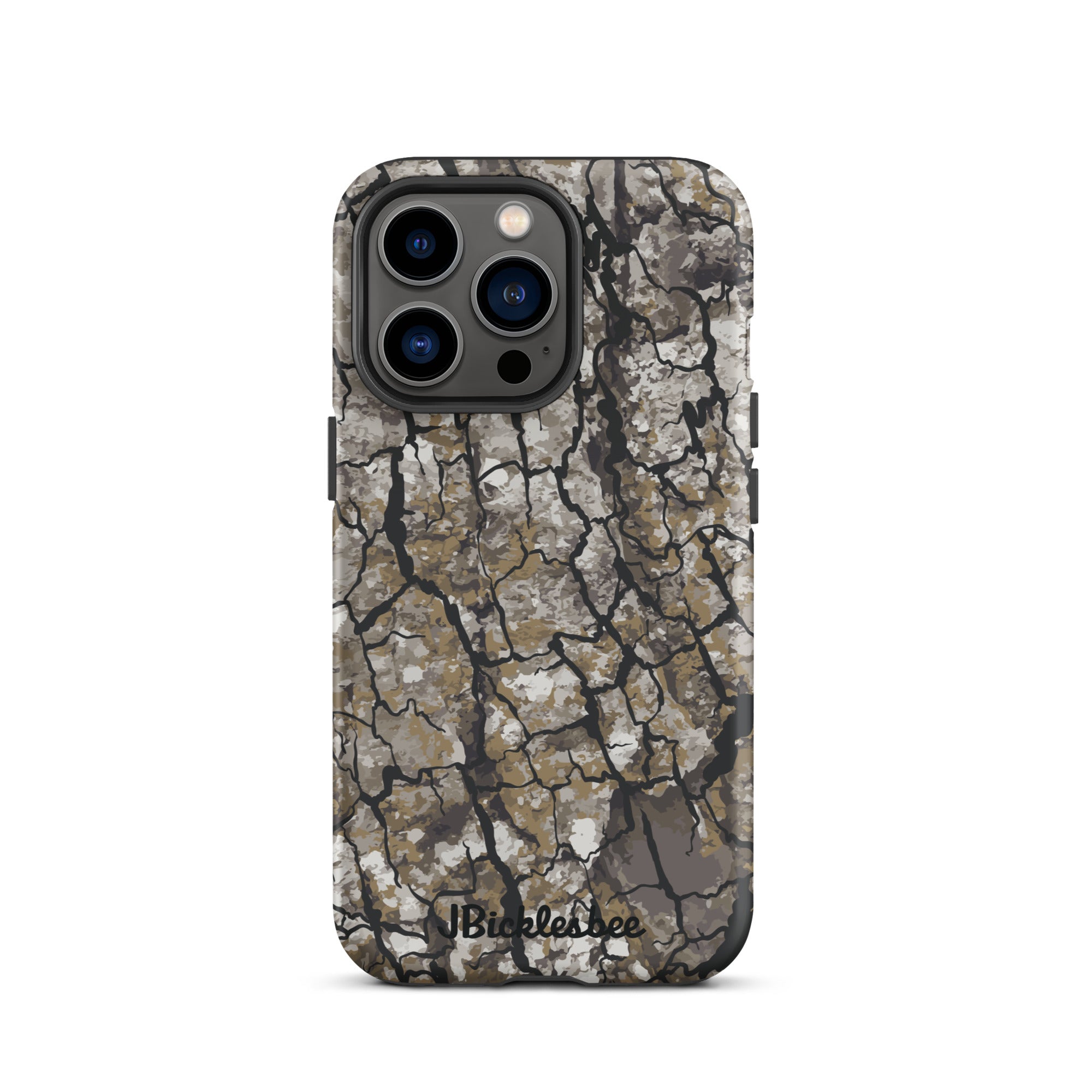 Alpha Tree Bark Camo iPhone Tough Case