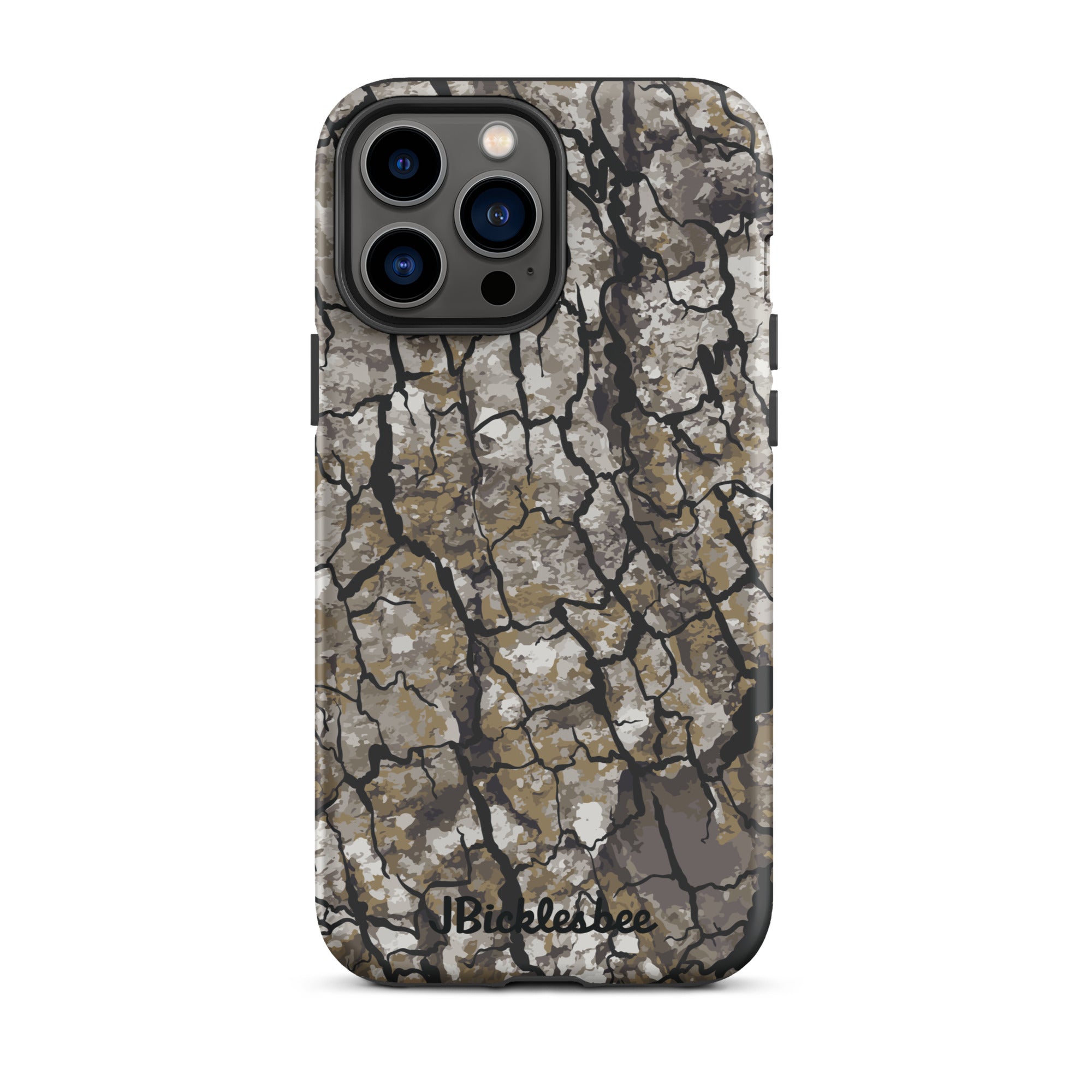 Alpha Tree Bark Camo iPhone Tough Case