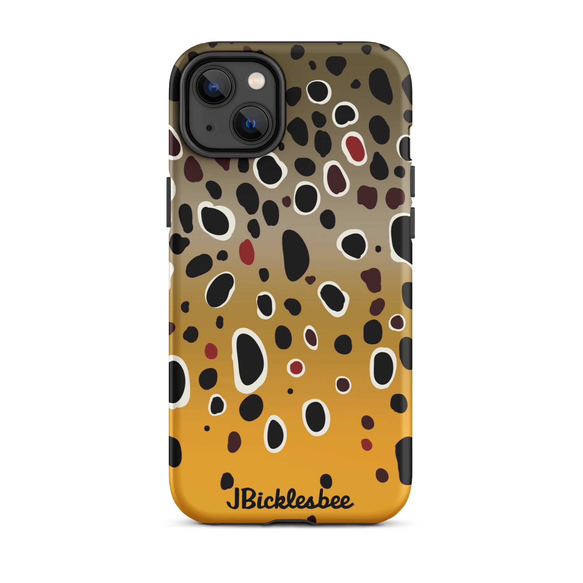 Brown Trout Pattern iPhone Tough Case Matte / iPhone 16 Plus Brown Trout Pattern iPhone Tough Case Matte / iPhone 16 Plus