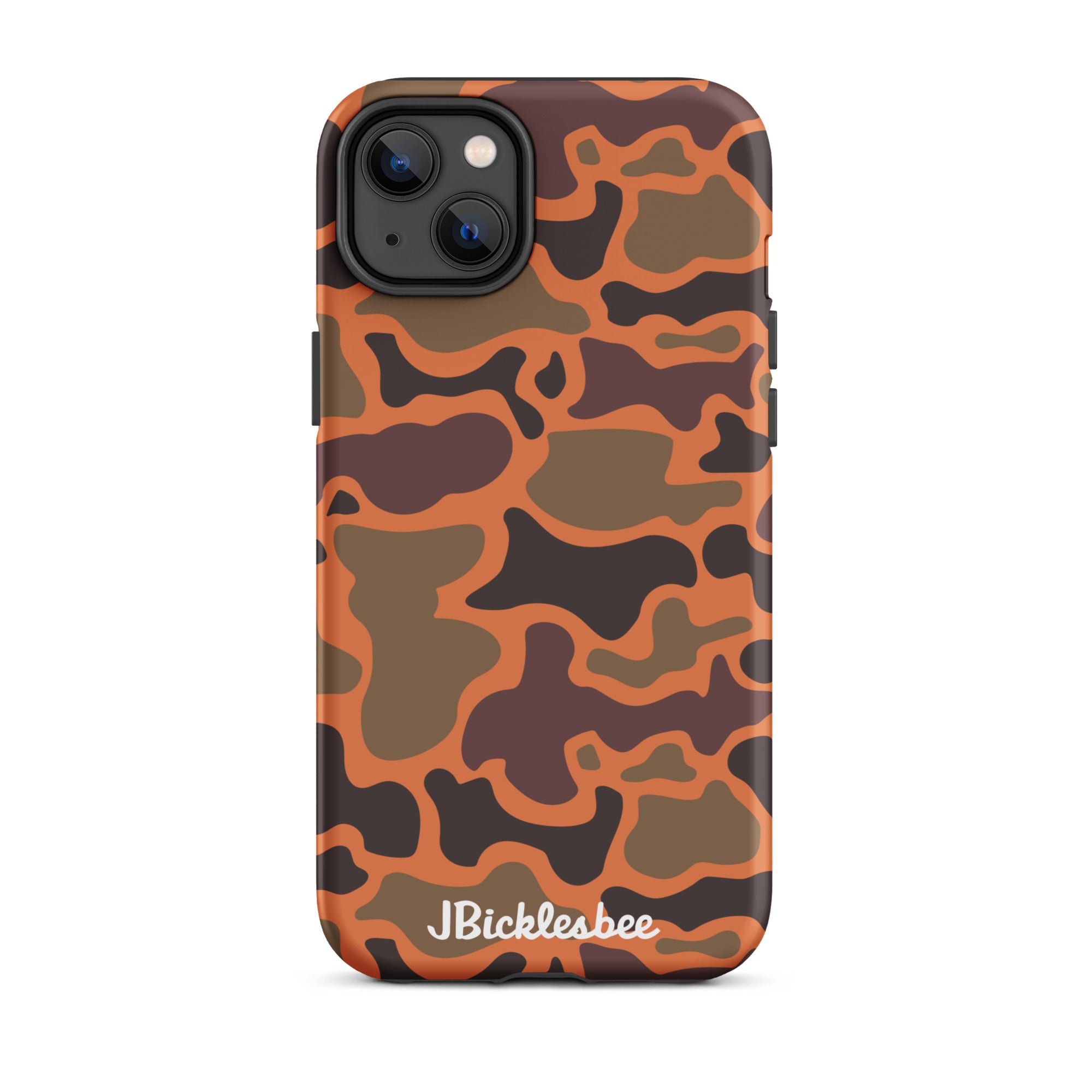 Retro Hunter Safety Camo iPhone Tough Case