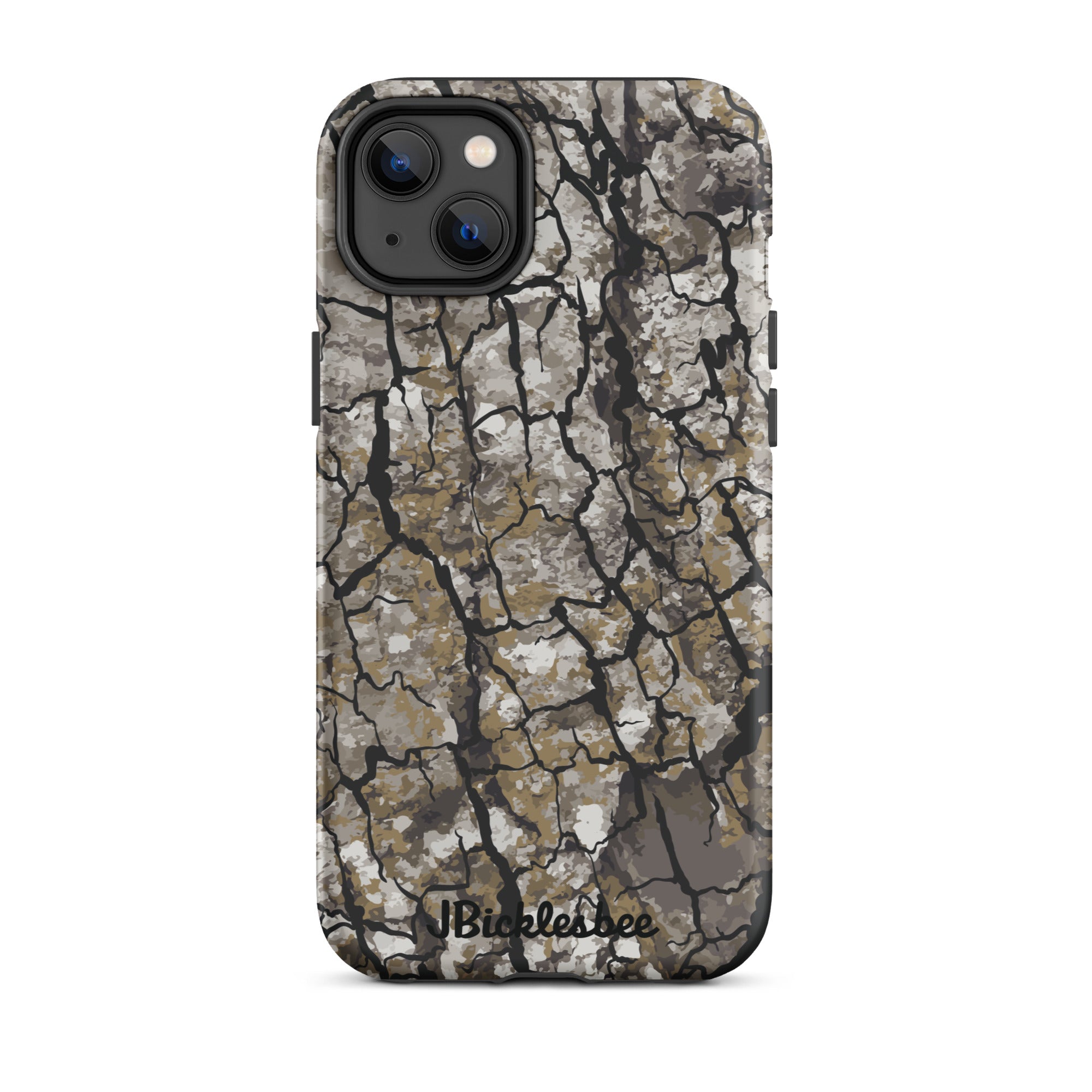 Alpha Tree Bark Camo iPhone Tough Case