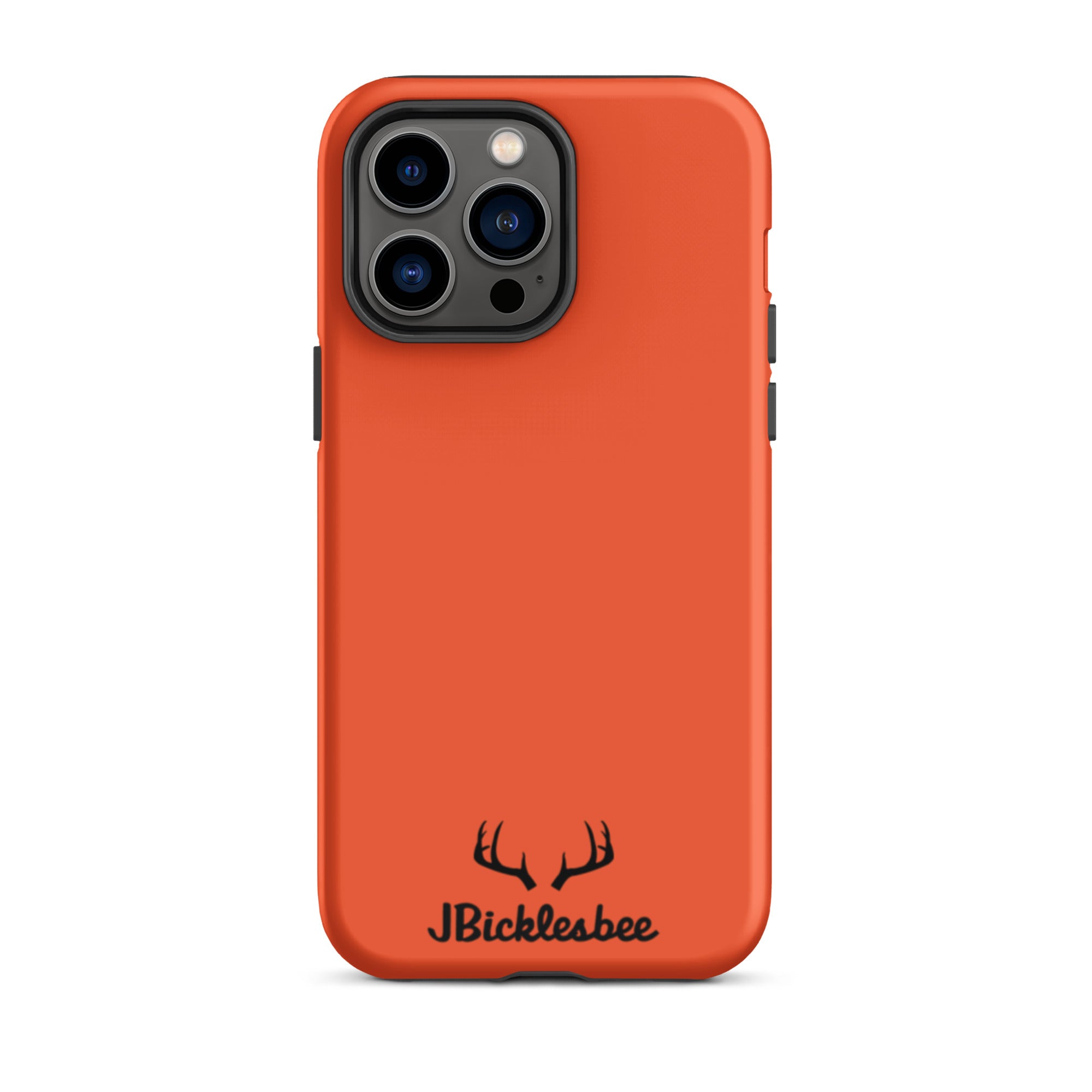 Blaze Orange Hunter iPhone 14 Pro Max Matte Tough Case