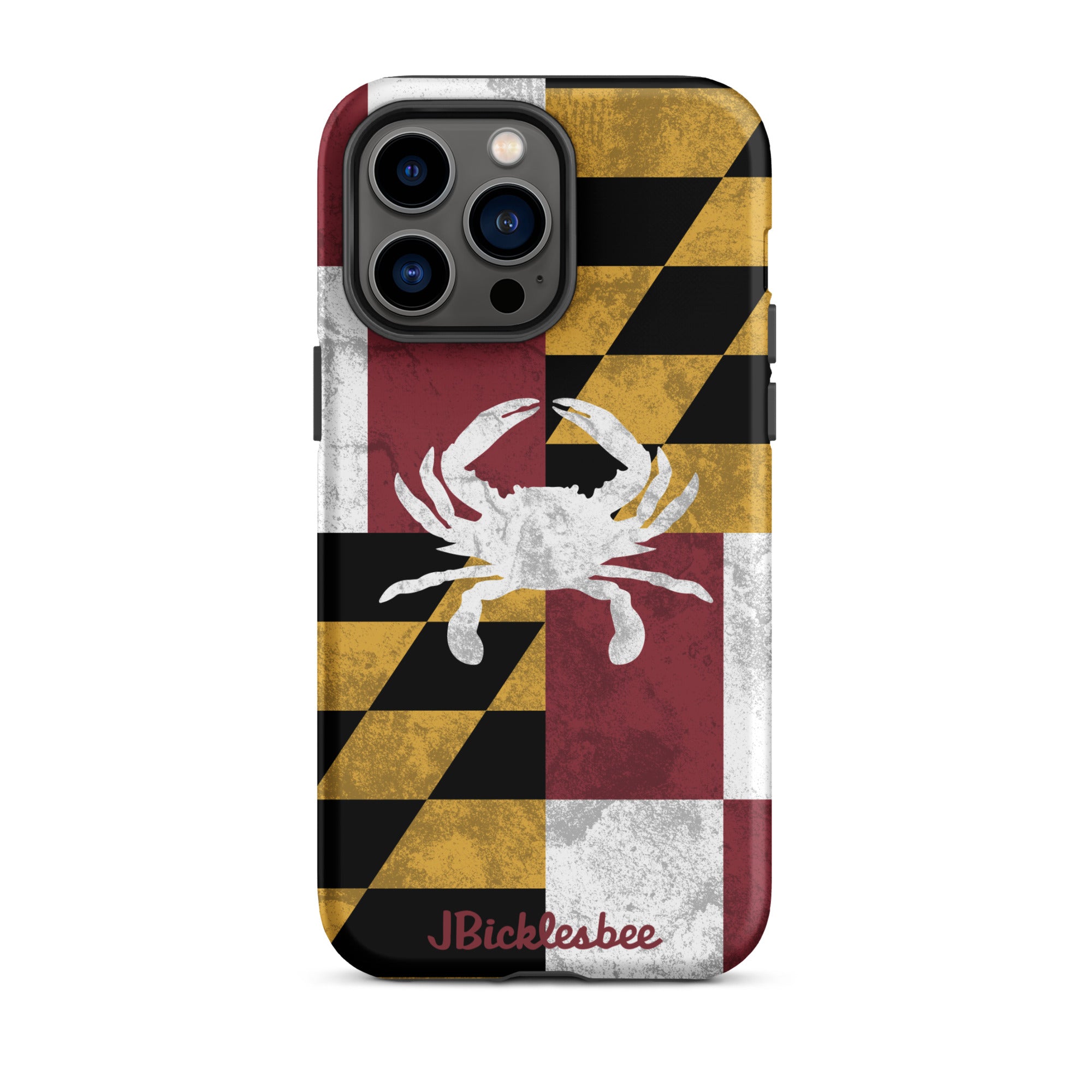 Maryland Flag Crab iPhone Tough Case