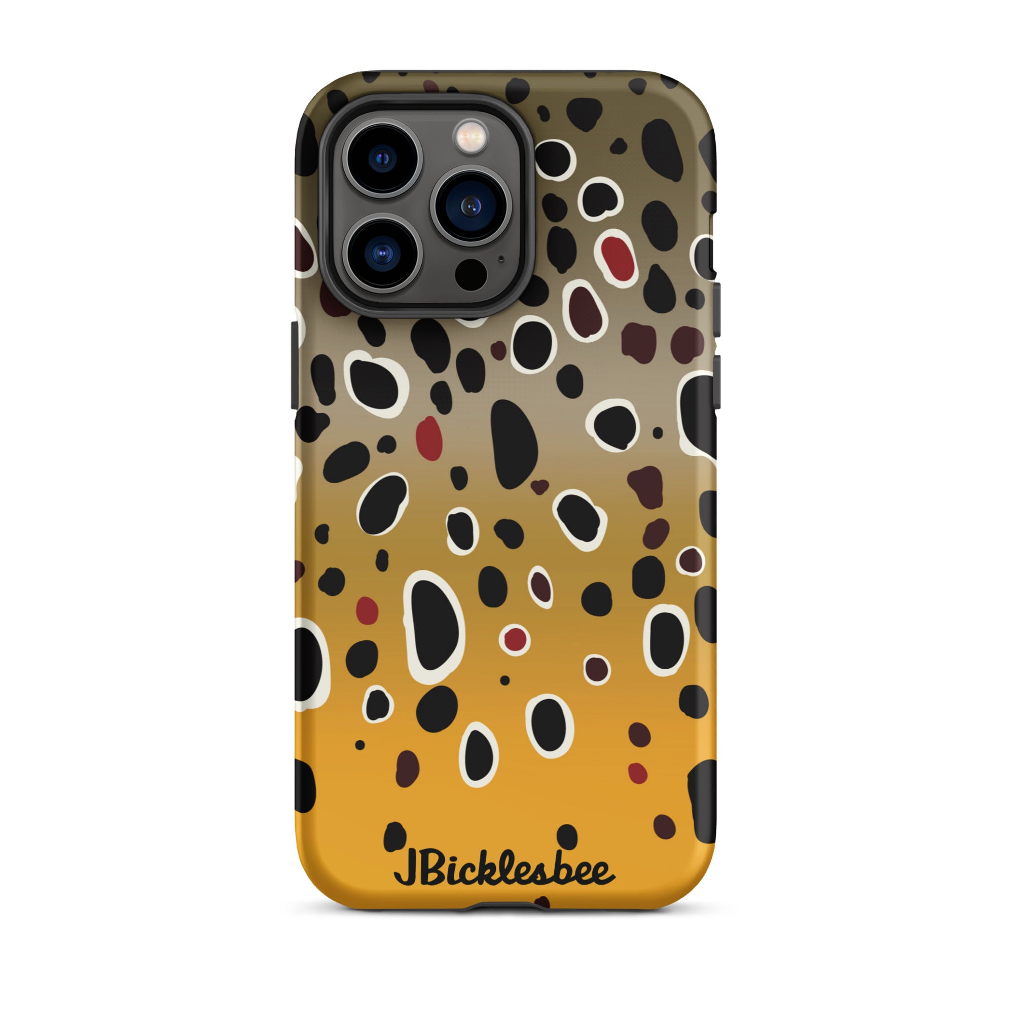 Brown Trout Pattern iPhone Tough Case