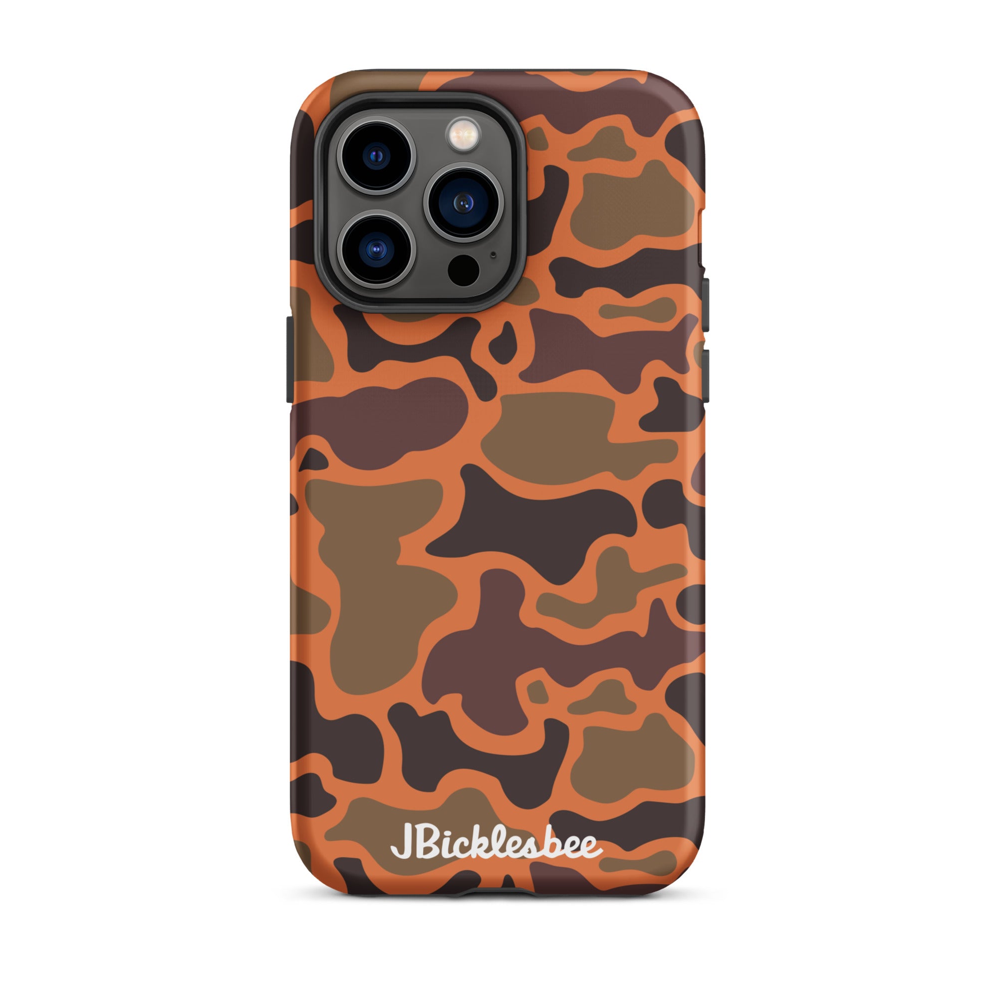 Retro Hunter Safety Camo iPhone Tough Case