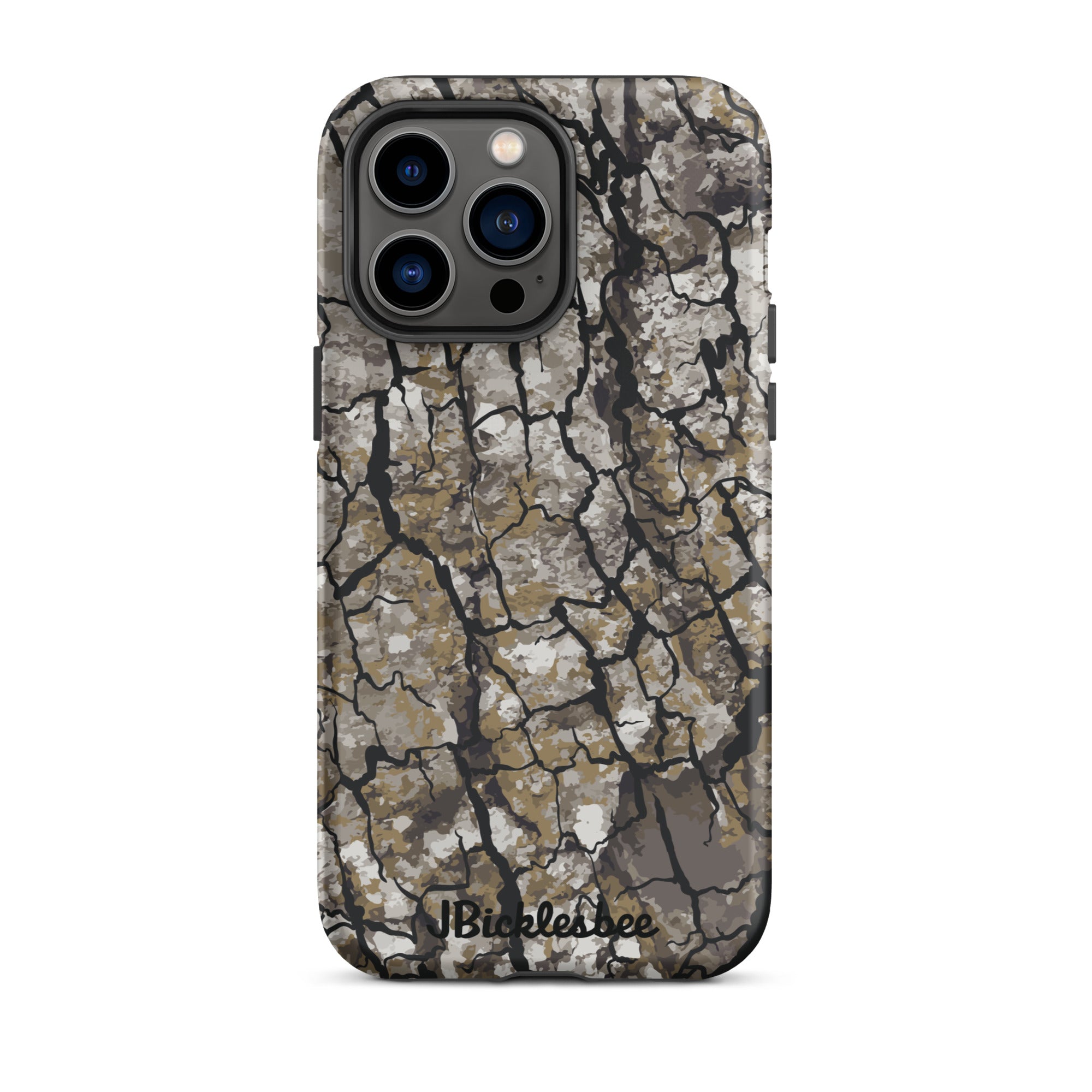 Alpha Tree Bark Camo iPhone Tough Case