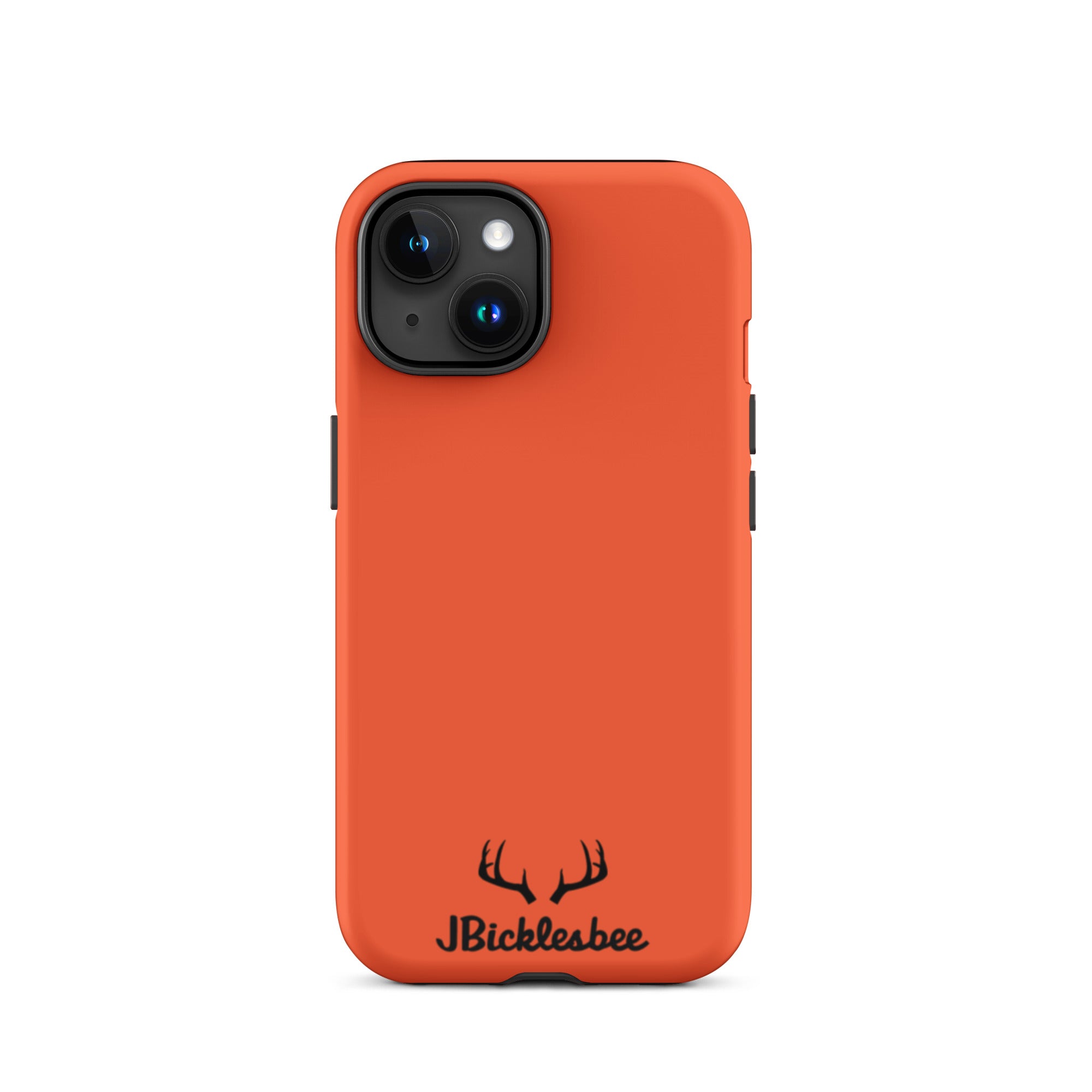 Blaze Orange Hunter iPhone15 Matte Tough Case