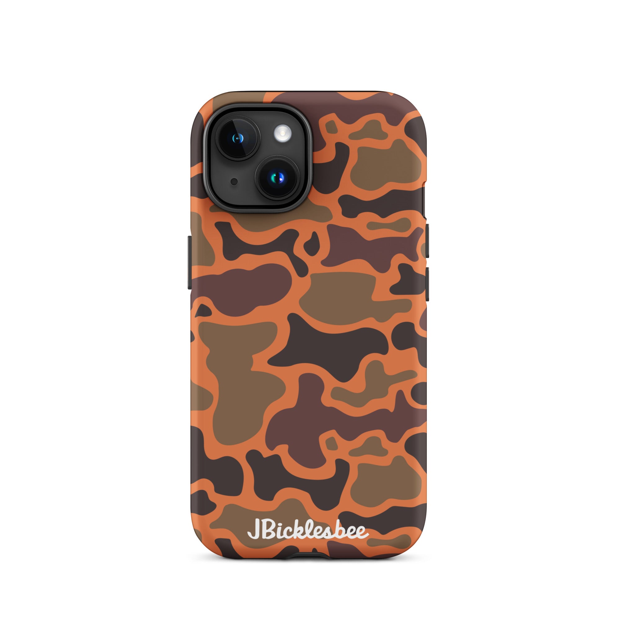 Retro Hunter Safety Camo iPhone Tough Case