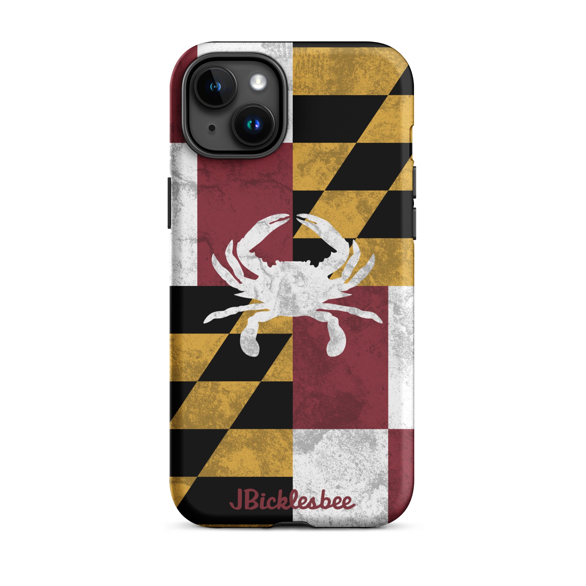 Maryland Flag Crab iPhone Tough Case