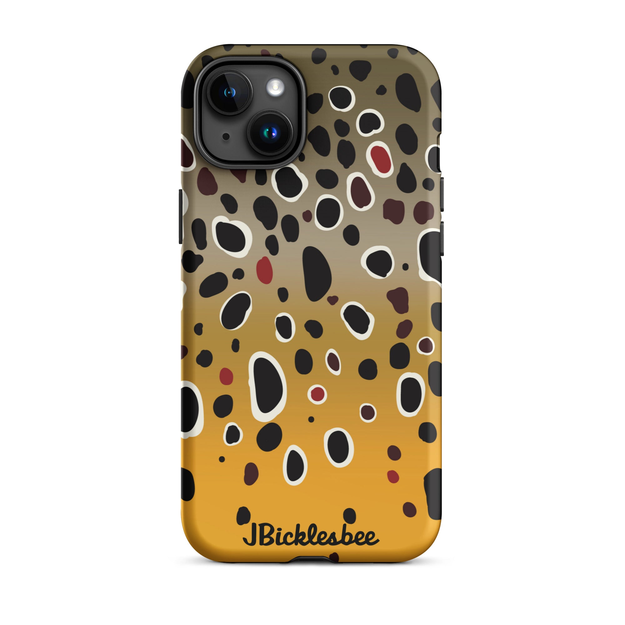 Brown Trout Pattern iPhone Tough Case