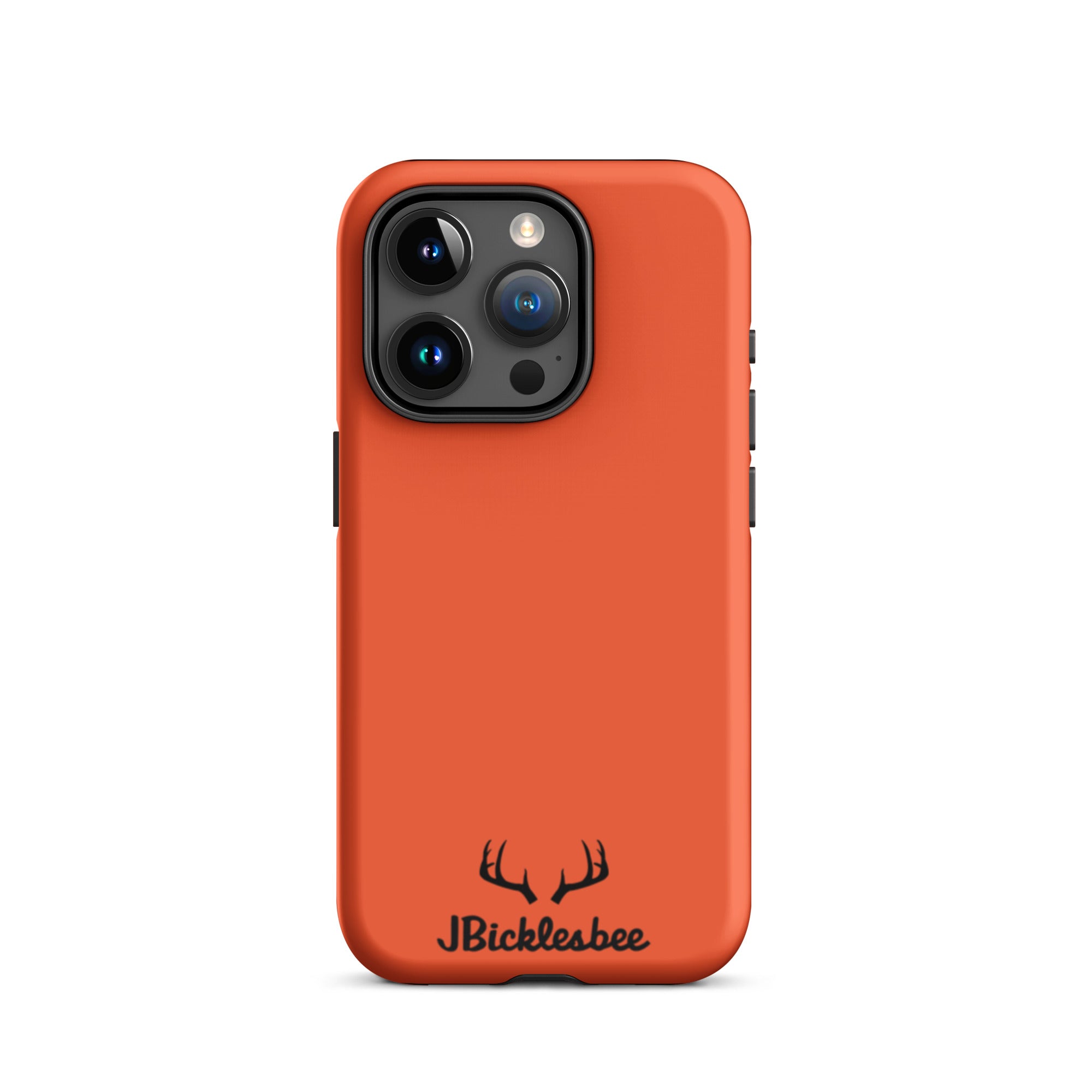Blaze Orange Hunter iPhone 15 Pro Matte Tough Case